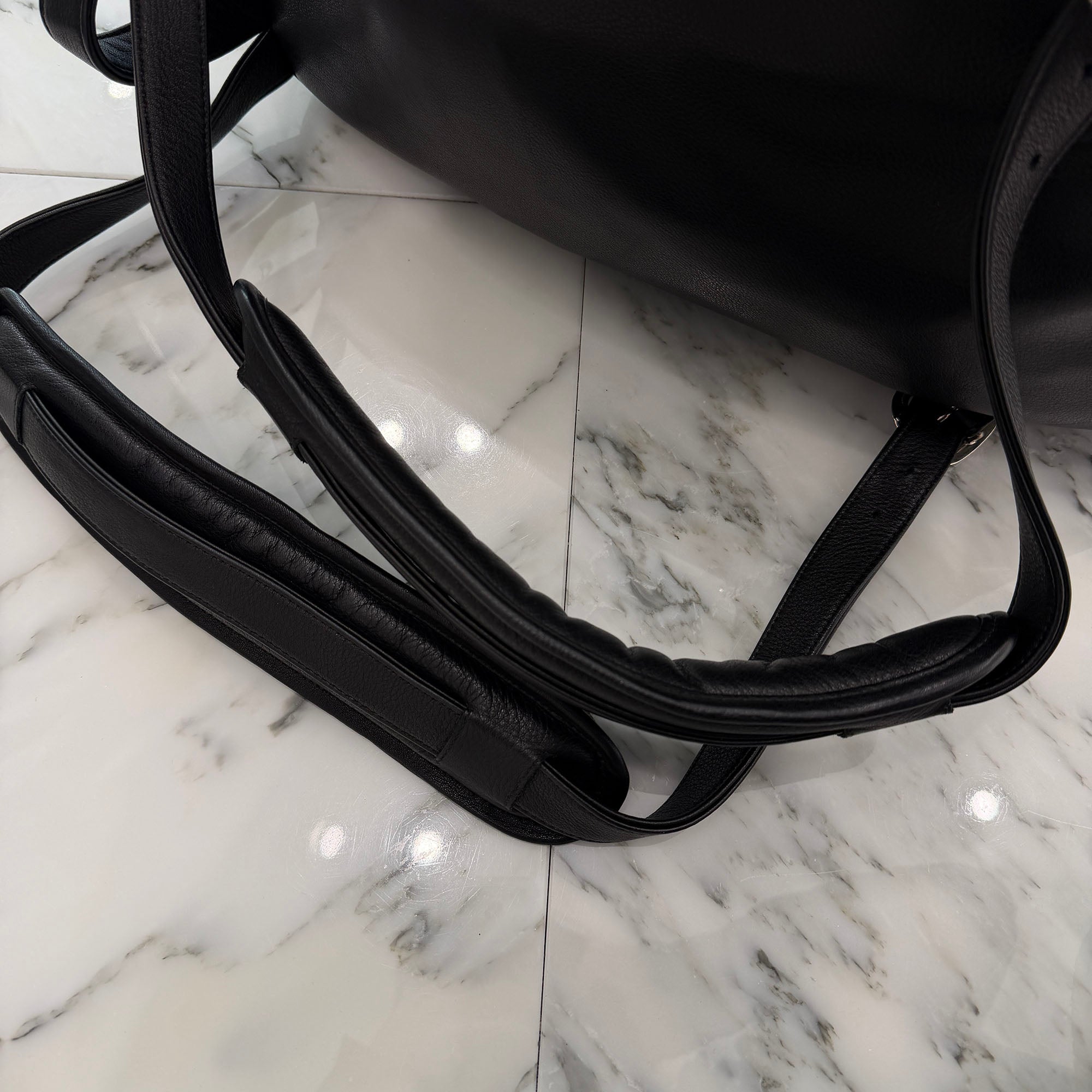 CHROME HEARTS Seventh Grade Cemetery Leather Cross Patch Large Back Pack クロムハーツ セブンスグレード セメタリー レザークロスパッチ ラージ バックパック