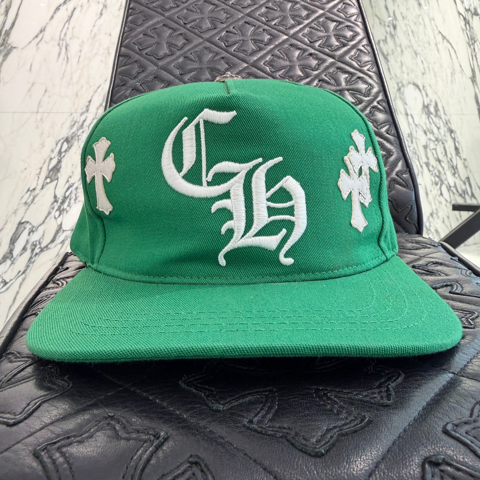 CHROME HEARTS Cemetery Cross Patch Trucker Cap ONE SIZE (53-60) クロムハーツ セメタリークロス トラッカーキャップ サイズ ONE SIZE (53-60)