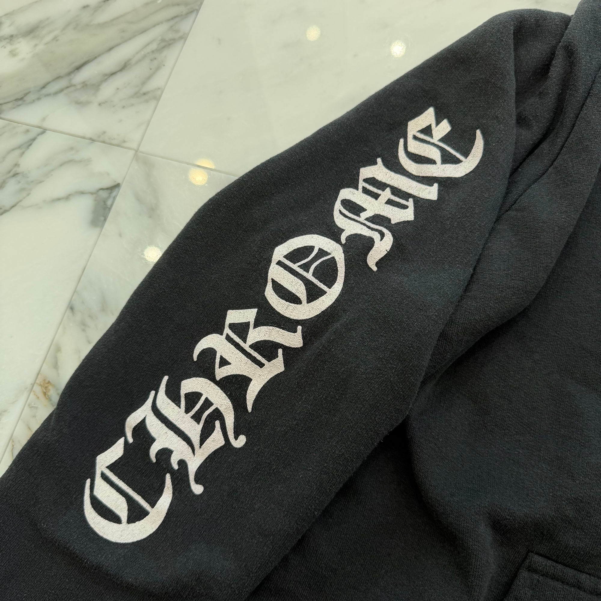 CHROME HEARTS Hooded Fuck You Horseshoe Pullover Hoodie Size M クロムハーツ フーデッド ファックユー ホースシュー プルオーバーフーディ サイズM