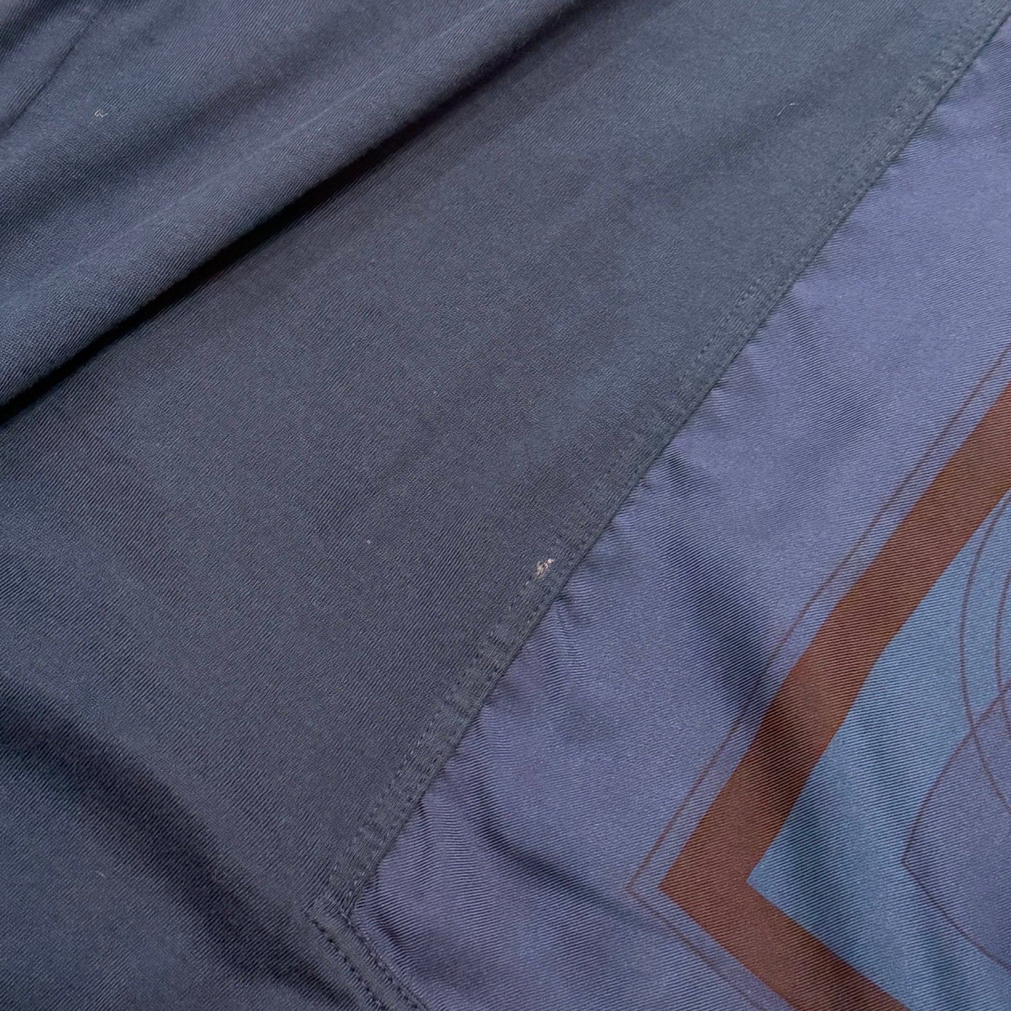 HERMES 2024SS Twillaine Silk Panel Crew Neck Short Sleeved Tee Size XL エルメス ツイルレーヌ シルクパネル クルーネック ショートスリーブ Tシャツ サイズXL
