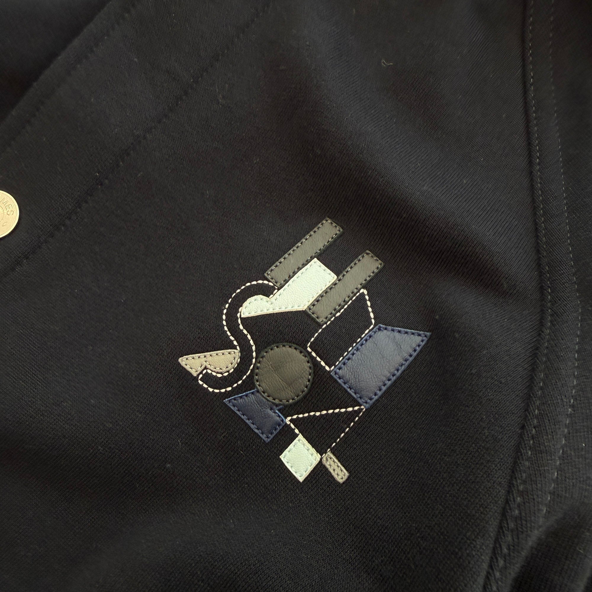 HERMES 2024SS Cotton Teddy Blouson " Jeu d'Adresse " Varsity Jacket H457810HA01 Size M エルメス コットン テディブルゾン " ジュ・ダドレス " バーシティジャケット サイズM