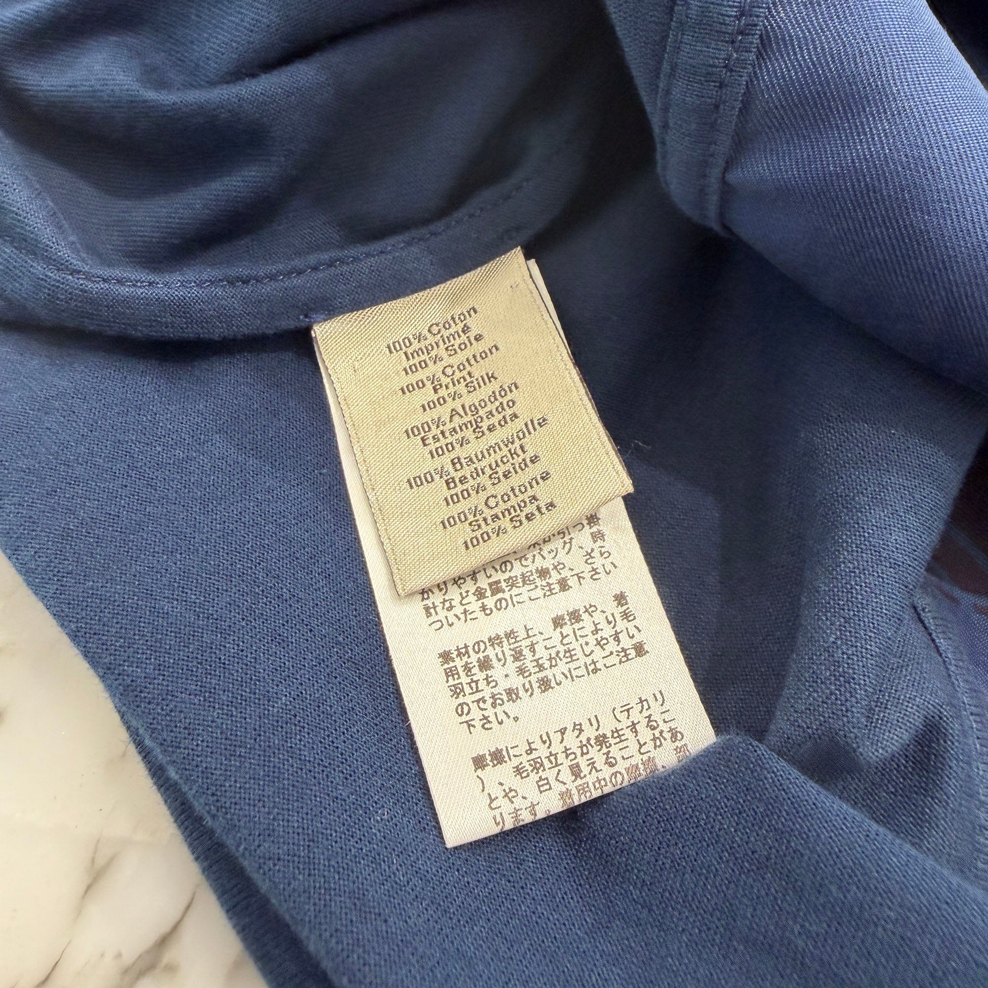 HERMES 2024SS Twillaine Silk Panel Crew Neck Short Sleeved Tee Size XL エルメス ツイルレーヌ シルクパネル クルーネック ショートスリーブ Tシャツ サイズXL
