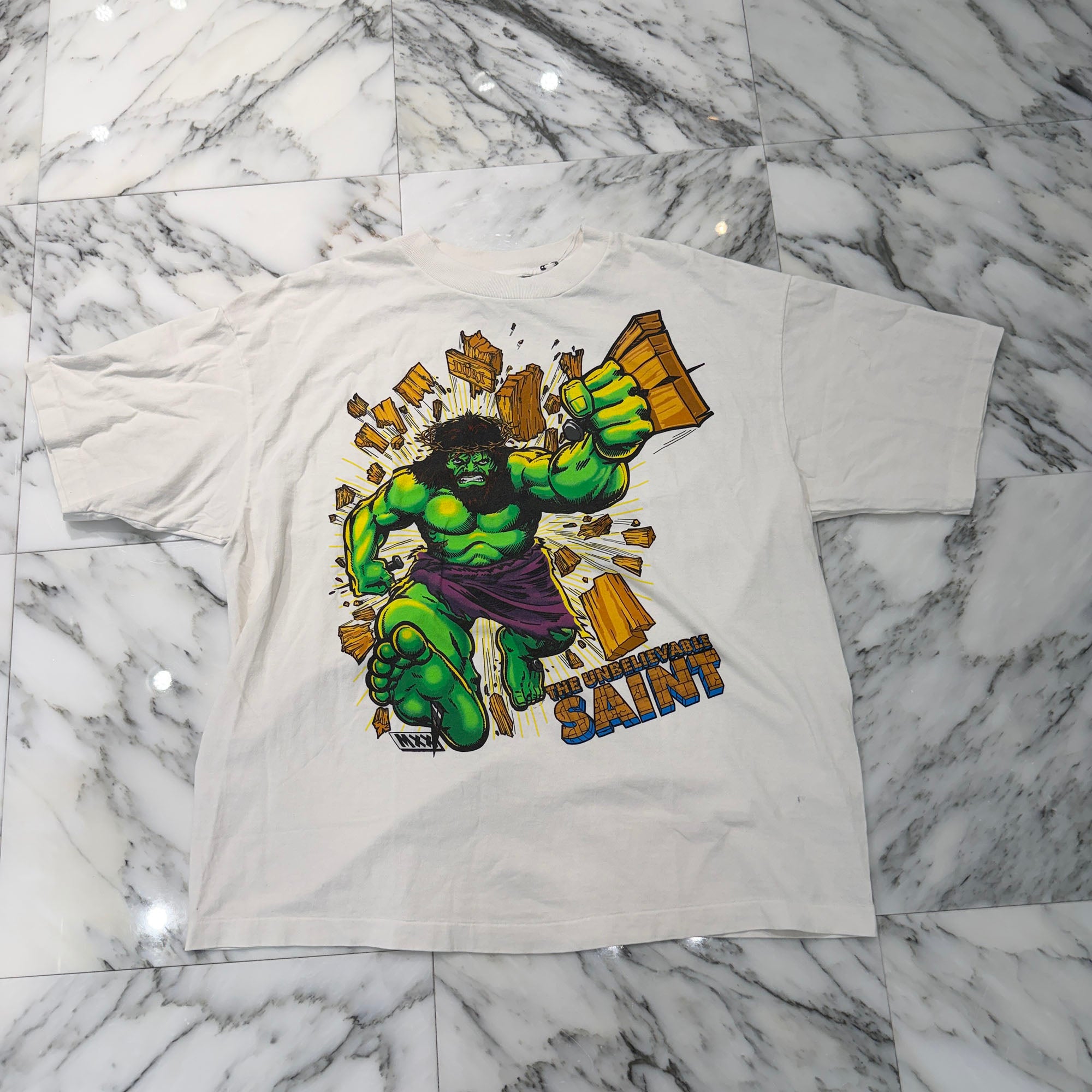 SAINT Mxxxxxx  2025AW " GRENMAN " Tee SM-HR1-0000-024 Size XL セントマイケル " グリーンマン " Tシャツ サイズXL