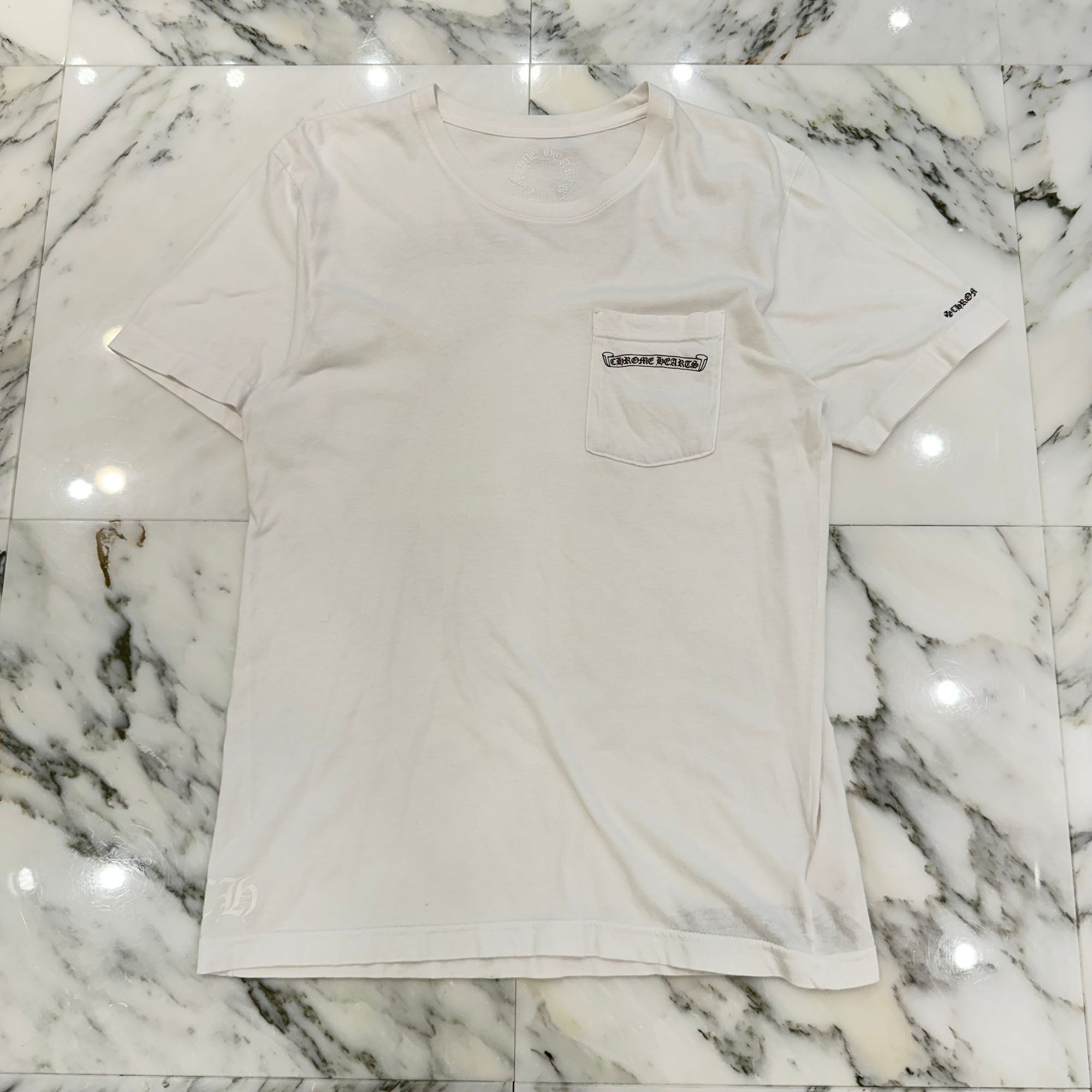 CHROME HEARTS Back Scroll Logo Tee Size M クロムハーツ バックスクロールロゴ プリントTシャツ サイズＭ
