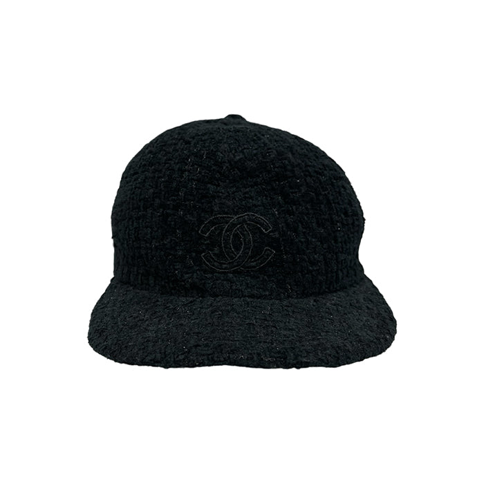 CHANEL 2023AW Tweed Cotton Cap AA8562 B09111 94305 Size L