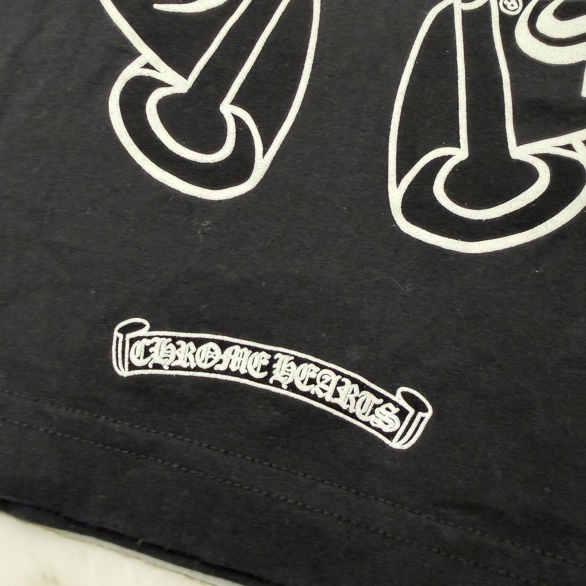 CHROME HEARTS Floral Cross Horseshoe Long Sleeve Tee Size L クロムハーツ フローラルクロス ホースシュー ロングスリーブ Tシャツ サイズL
