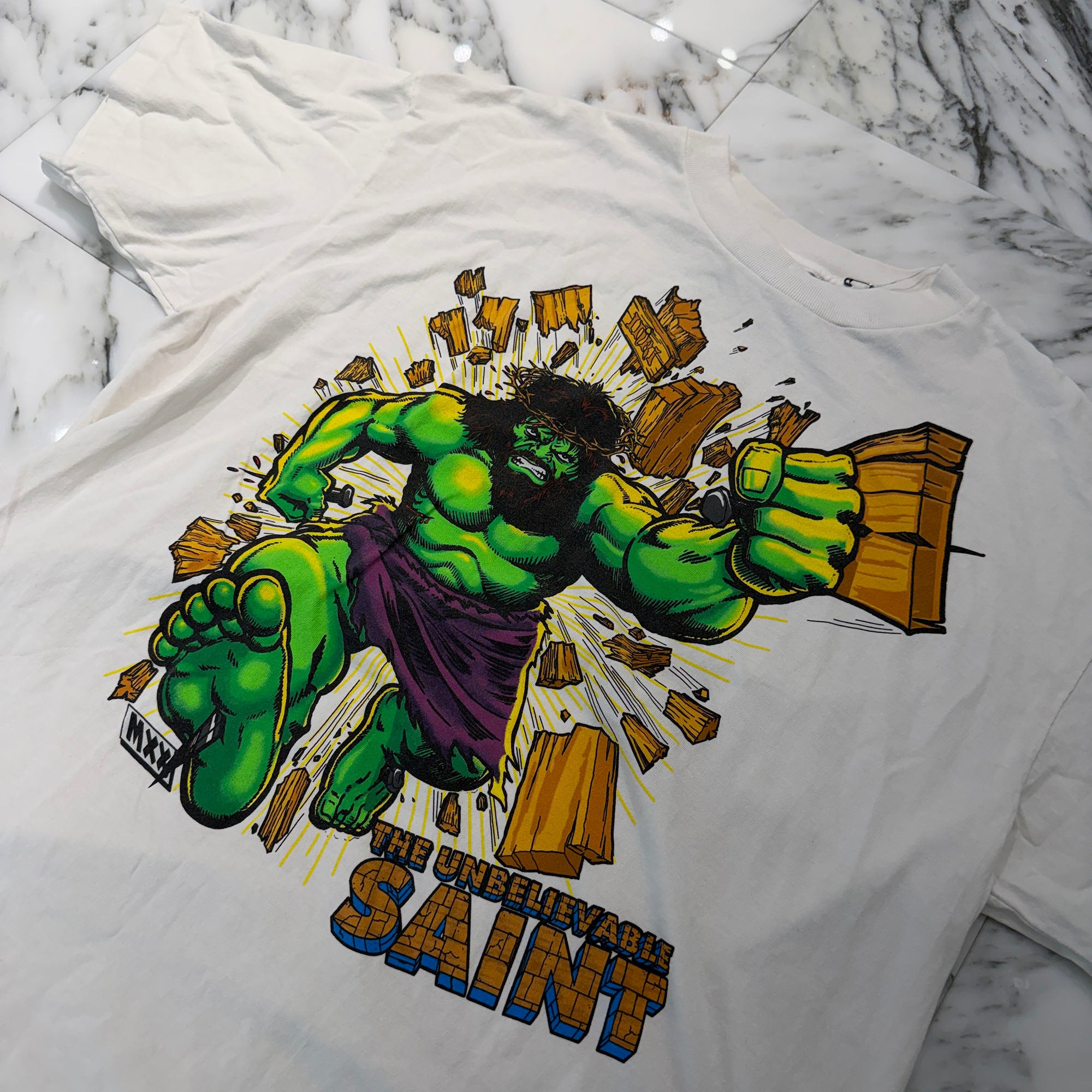 SAINT Mxxxxxx  2025AW " GRENMAN " Tee SM-HR1-0000-024 Size XL セントマイケル " グリーンマン " Tシャツ サイズXL