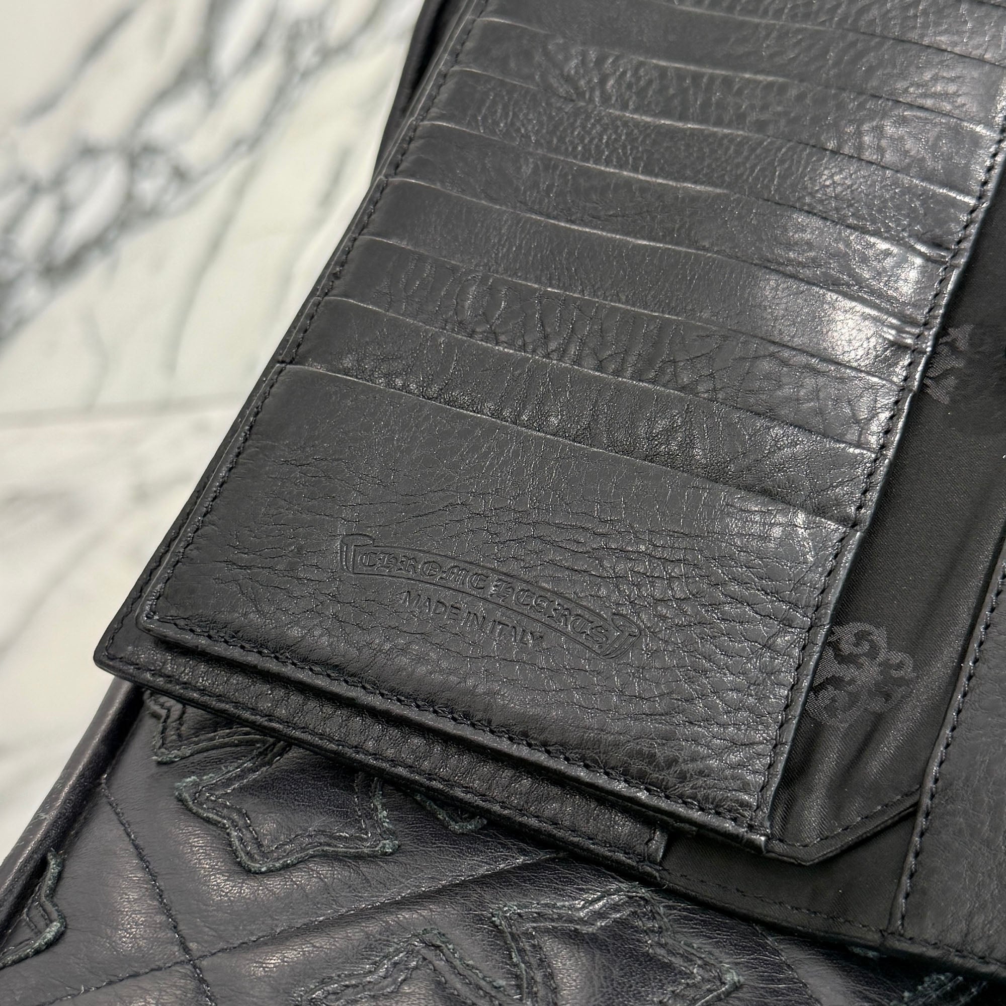 CHROME HEARTS Wave Cross Ball Wallet クロムハーツ ウェーブクロスボール ウォレット