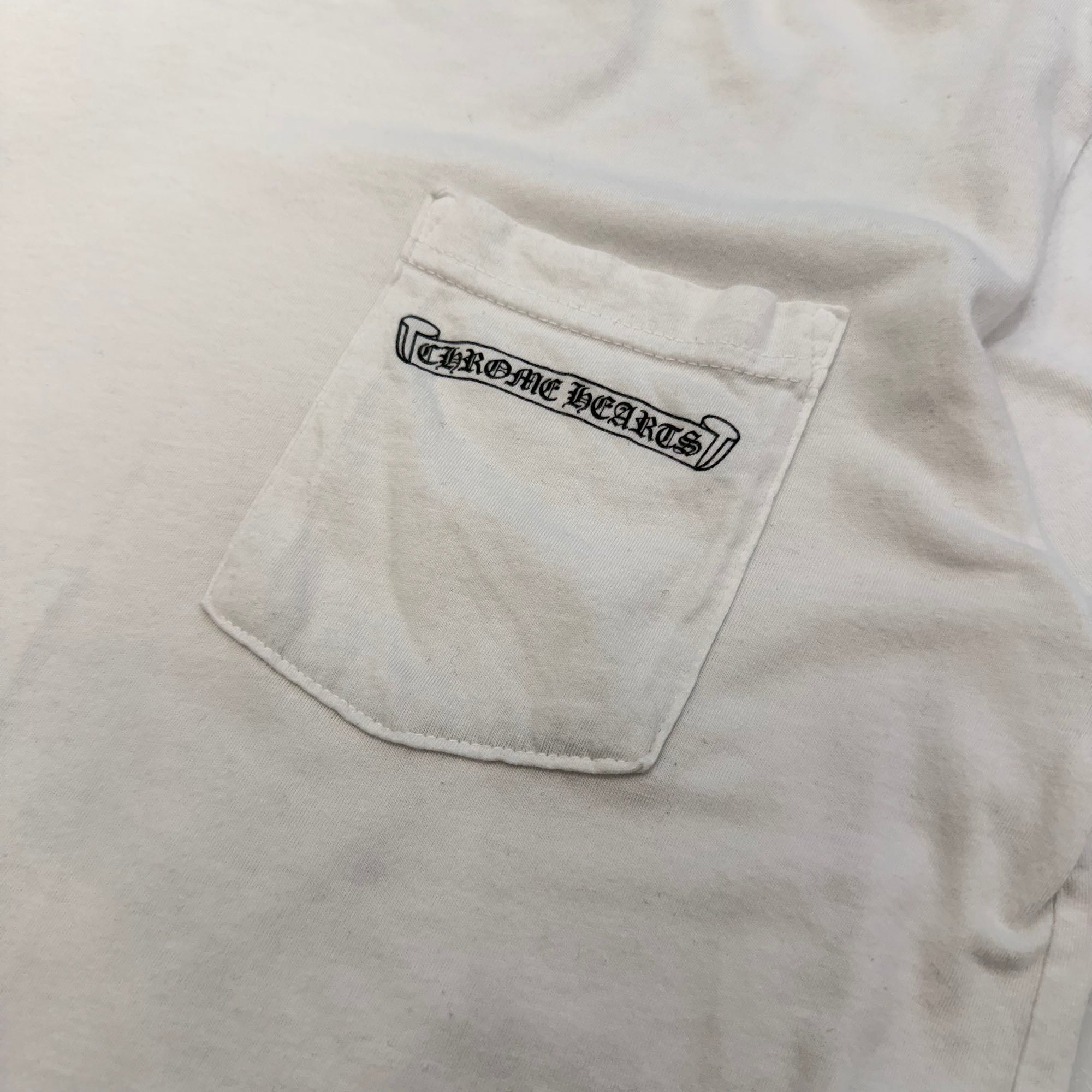 CHROME HEARTS Back Scroll Logo Tee Size M クロムハーツ バックスクロールロゴ プリントTシャツ サイズＭ