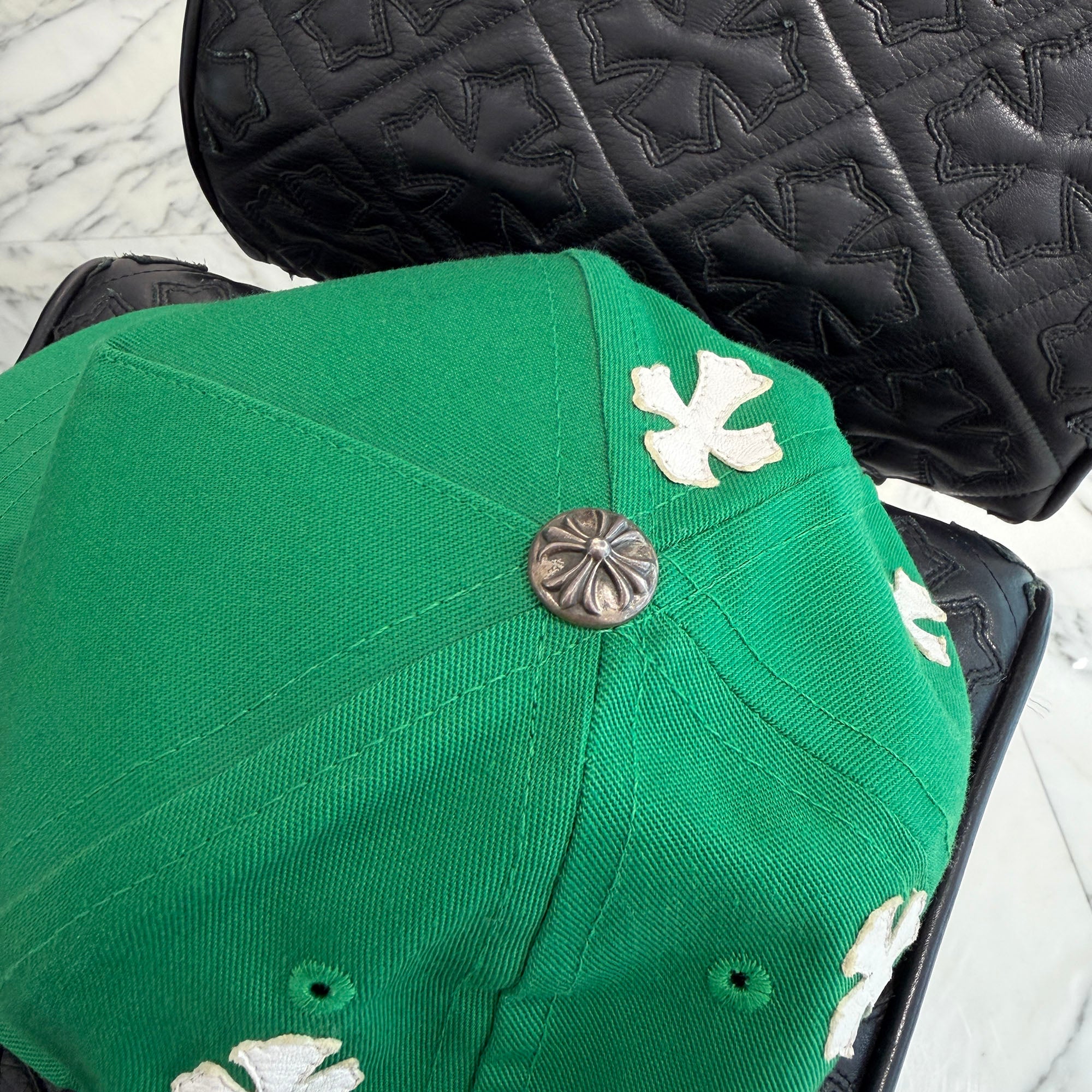 CHROME HEARTS Cemetery Cross Patch Trucker Cap ONE SIZE (53-60) クロムハーツ セメタリークロス トラッカーキャップ サイズ ONE SIZE (53-60)