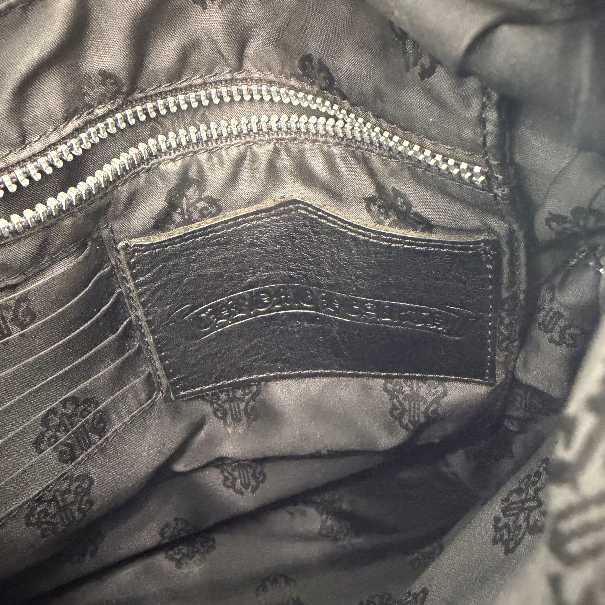 CHROME HEARTS F-SLINGER Leather Shoulder Bag クロムハーツ Fスリンガー レザー ショルダーバッグ