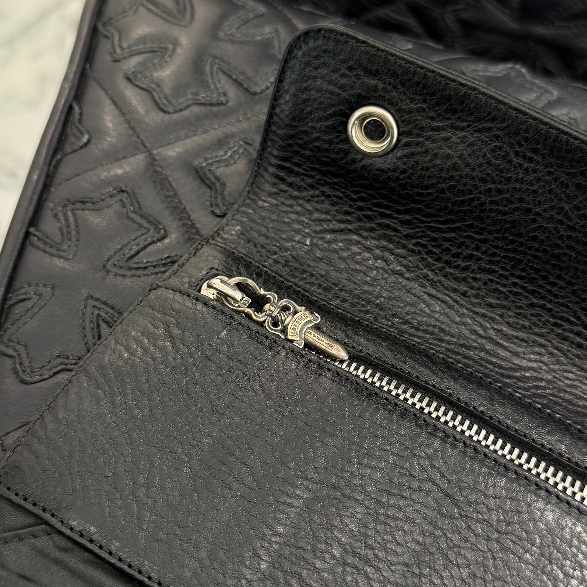 CHROME HEARTS Wave Cross Ball Wallet クロムハーツ ウェーブクロスボール ウォレット