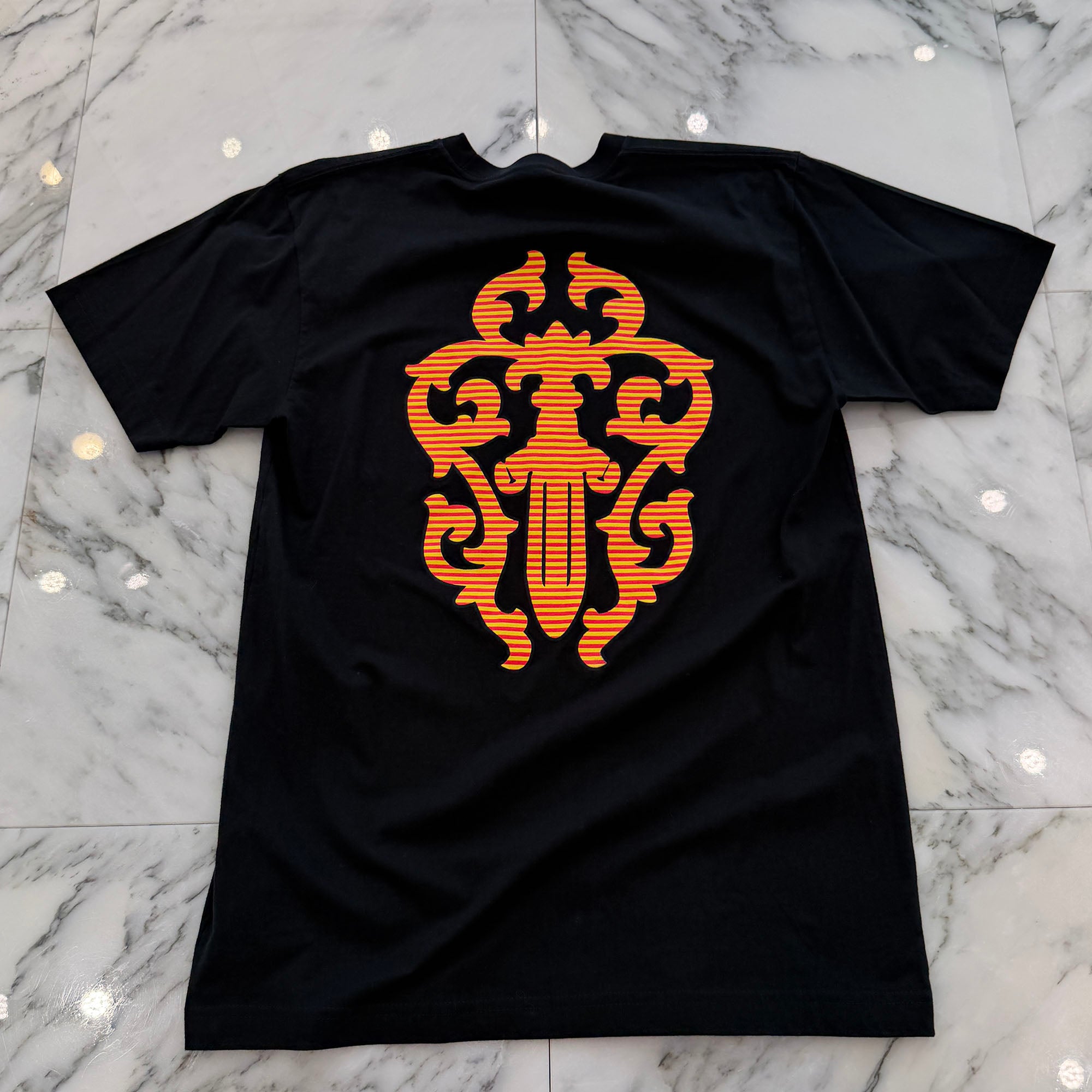 CHROME HEARTS Striped Vine Dagger Tee Size M クロムハーツ ストライプ ヴァインダガー Tシャツ サイズM