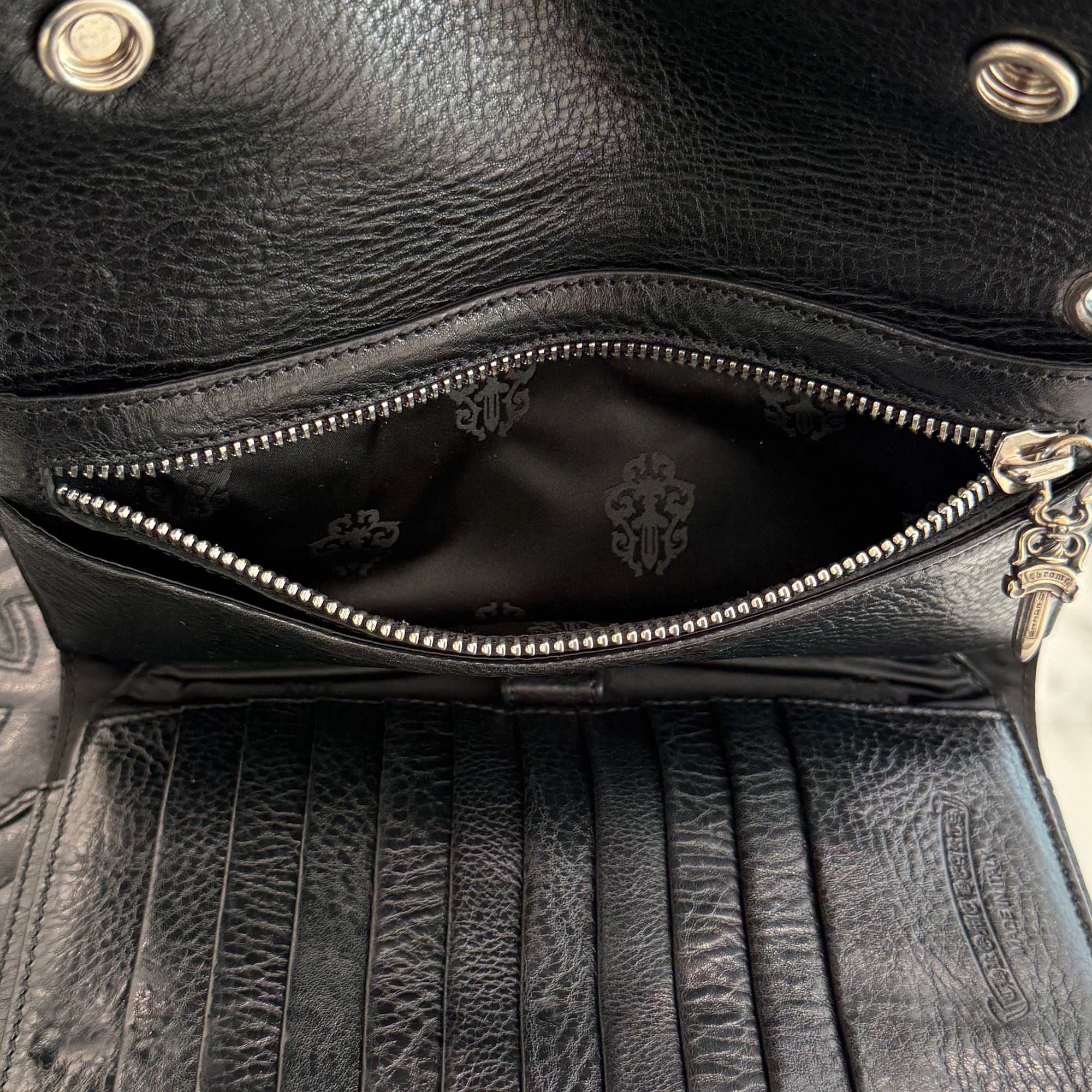 CHROME HEARTS Wave Cross Ball Wallet クロムハーツ ウェーブクロスボール ウォレット