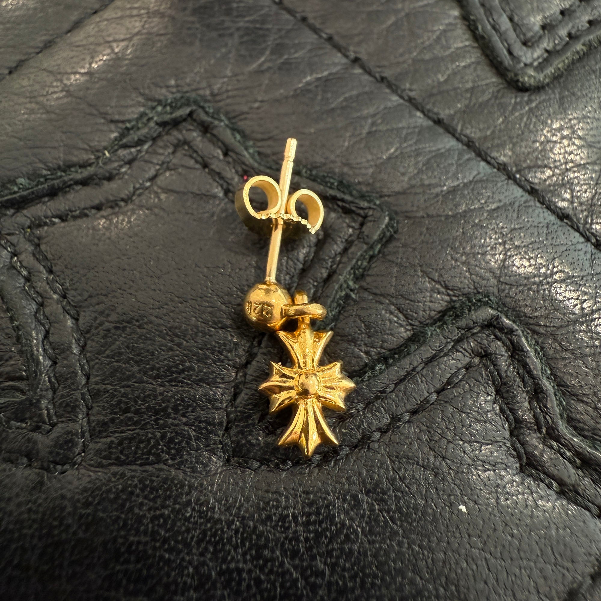 CHROME HEARTS 22K TINY E CH PLUS Earring クロムハーツ 22K タイニーE CHプラス イヤリング ピアス