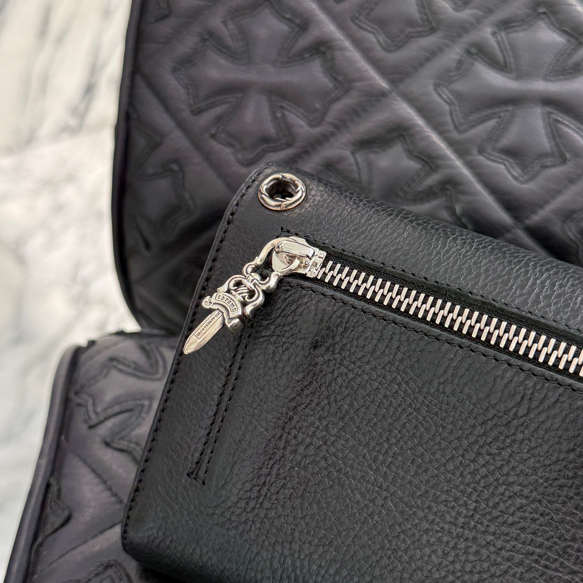 CHROME HEARTS Wave Cross Ball Wallet クロムハーツ ウェーブ クロス