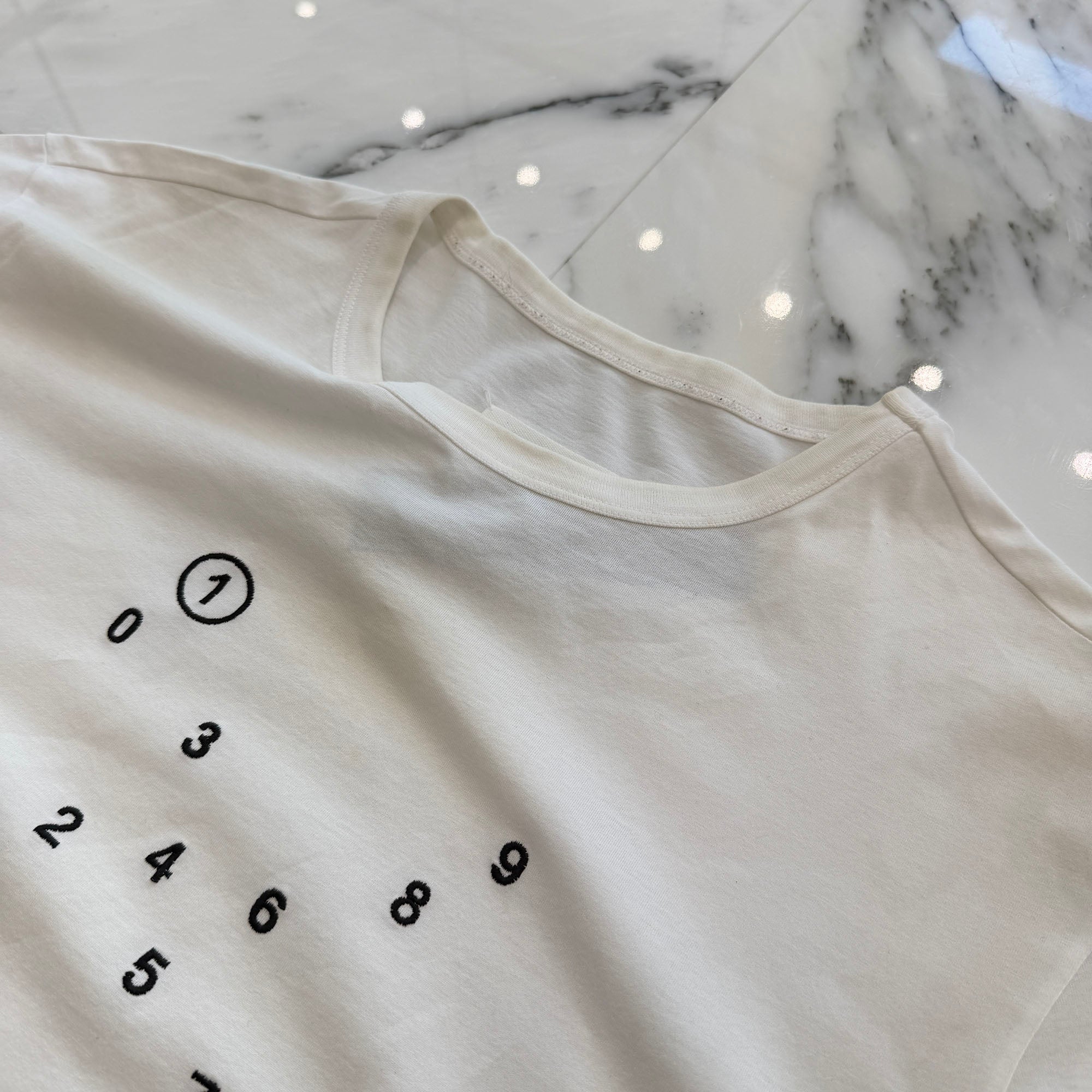 Maison Margiela 2023SS Numbering Logo Tee S50GC0684 S22816 Size L メゾンマルジェラ ナンバリング ロゴ Tシャツ サイズL