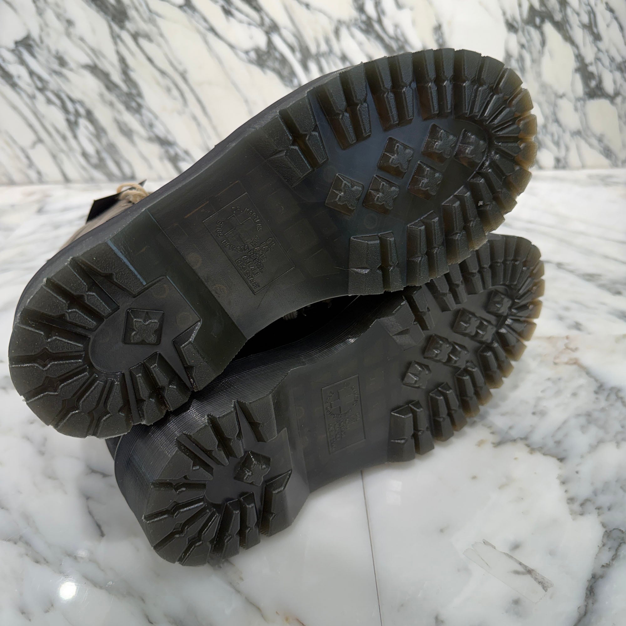 Rick Owens × Dr.Martens 1460 QUAD SOLE MEGALACE Boot DW02E68128001 Size UK8(27.0cm) リックオウエンス×ドクターマーチン 1460 クアッドソール メガレースブーツ サイズUK8(27.0cm)