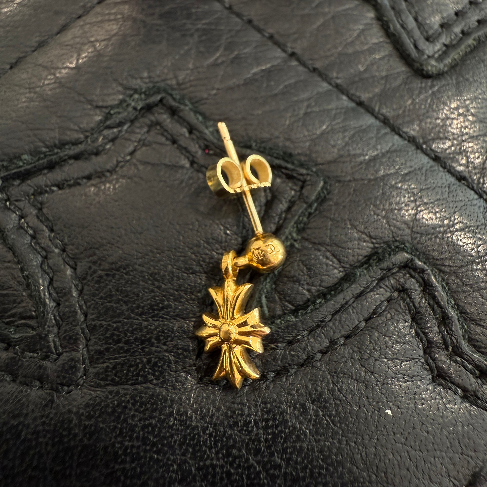 CHROME HEARTS 22K TINY E CH PLUS Earring クロムハーツ 22K タイニーE CHプラス イヤリング ピアス
