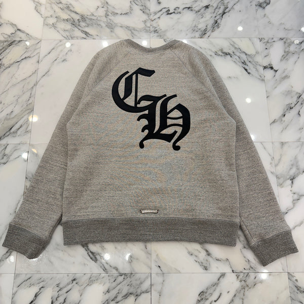 CHROME HEARTS 2025SS Y NOT Cemetery Cross Applique Embroidery Sweatshirt Size M クロムハーツ ワイノット セメタリークロス アップリケ刺繡 スウェットシャツ サイズM