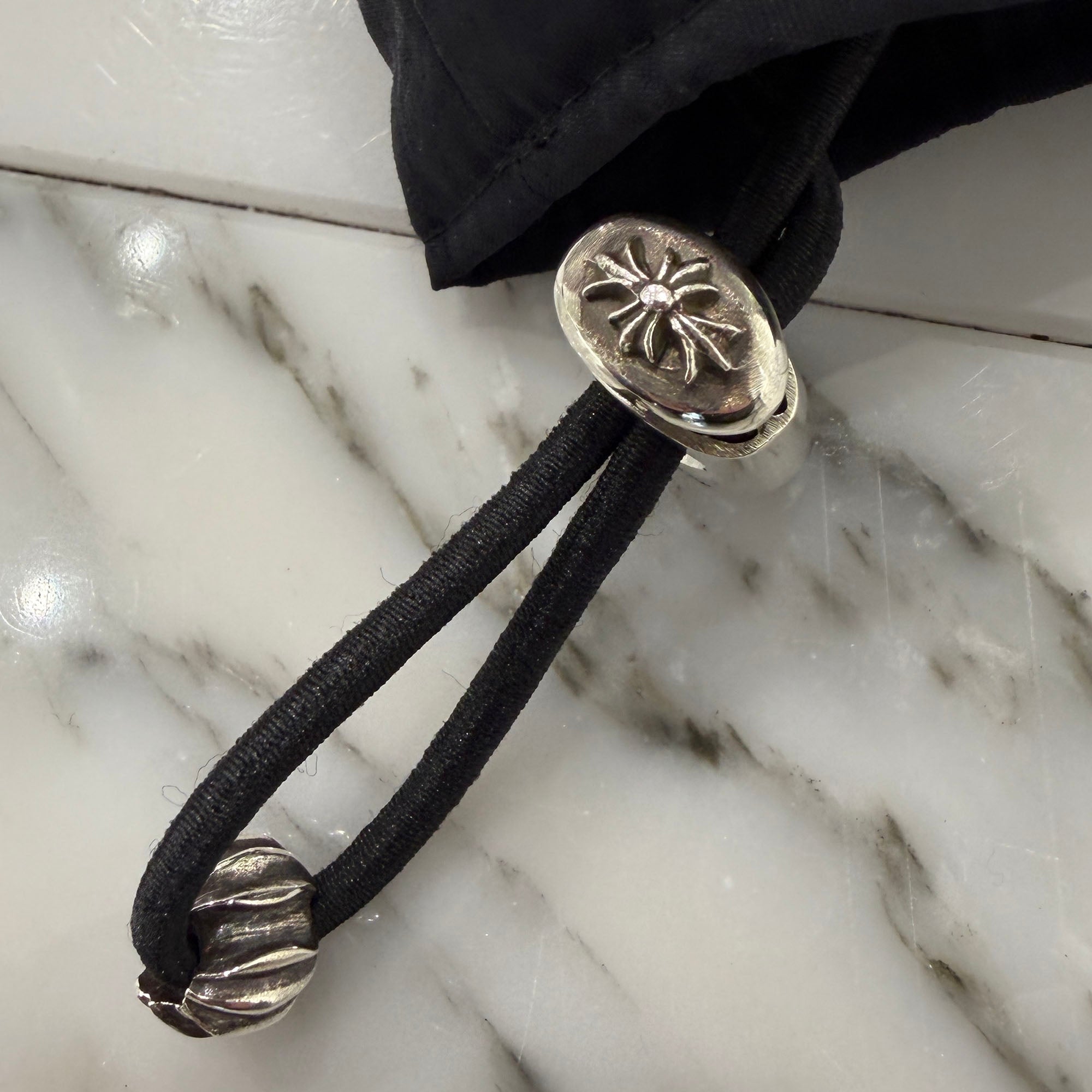 CHROME HEARTS YNOT CH Plus Leather Patch Fleece Hoodie Size XL クロムハーツ ワイノット CHプラス レザー クロス パッチ フリース フーディ サイズXL