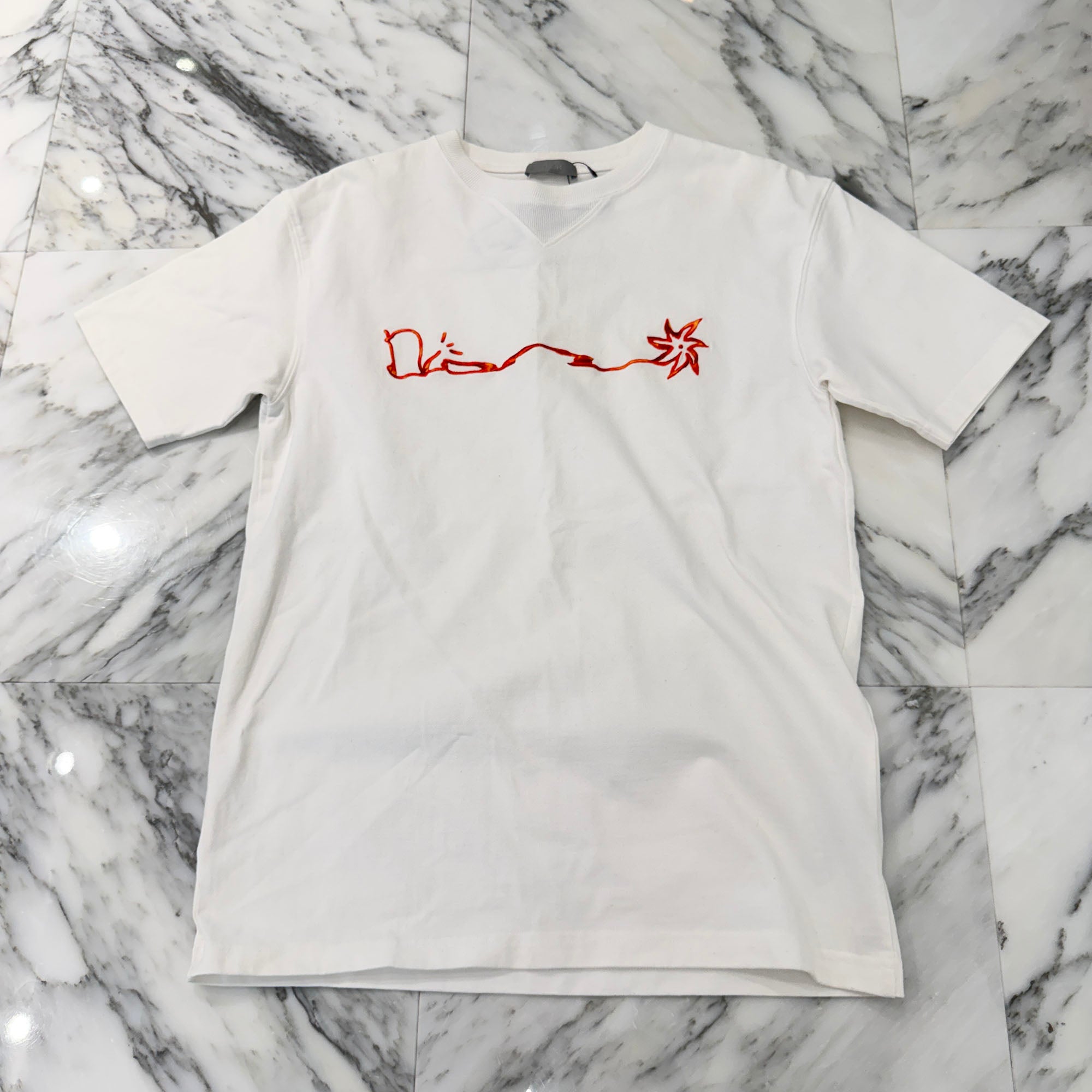 DIOR × Travis Scott 2022AW "CACTUS JACK" Oversized T-Shirt 283J685C0554 Size S ディオール × トラヴィス・スコット "カクタス ジャック" オーバーサイズTシャツ サイズS