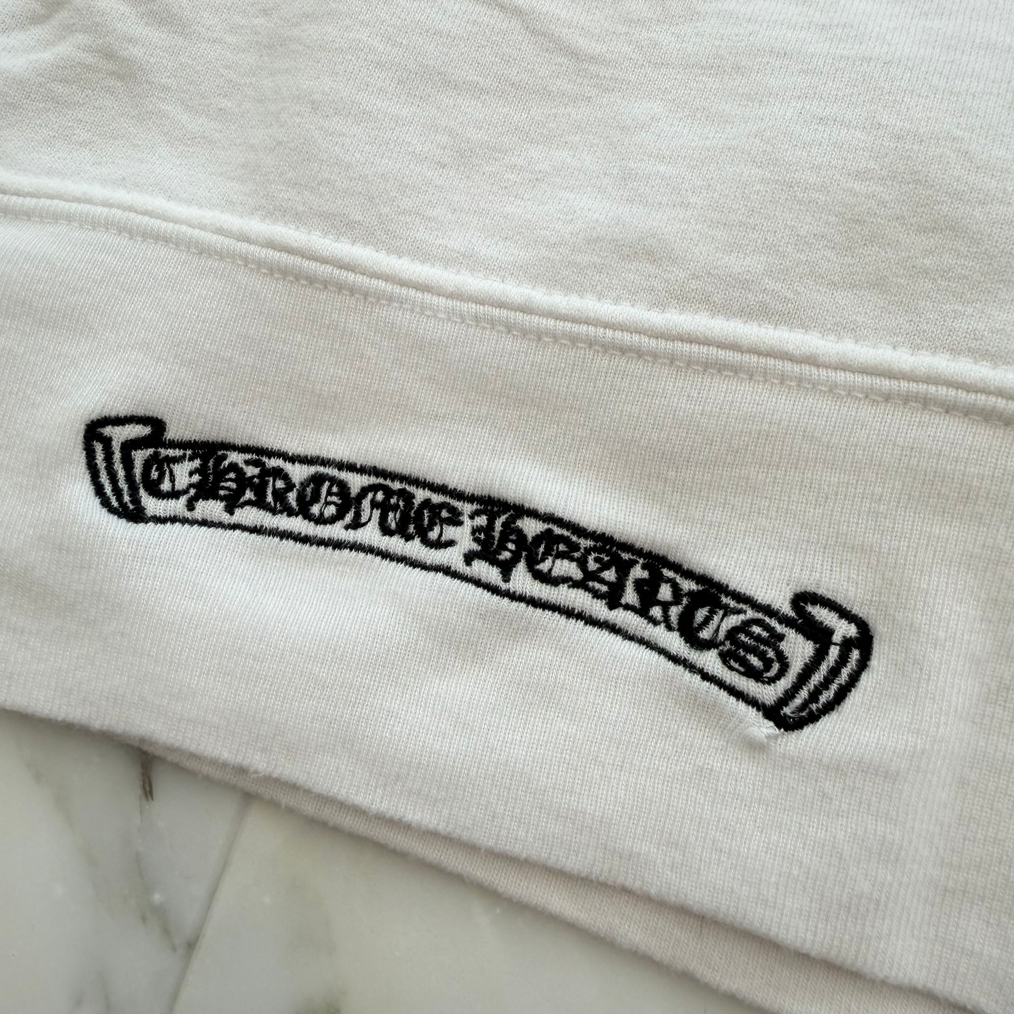 CHROME HEARTS Back T Bar Logo Embroidery Raglan Pullover Hoodie Size M クロムハーツ バック T バー ロゴ刺繍 ラグラン プルオーバーフーディー サイズM