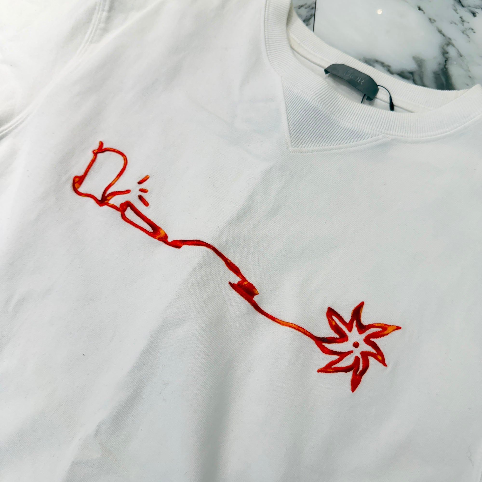 DIOR × Travis Scott 2022AW "CACTUS JACK" Oversized T-Shirt 283J685C0554 Size S ディオール × トラヴィス・スコット "カクタス ジャック" オーバーサイズTシャツ サイズS
