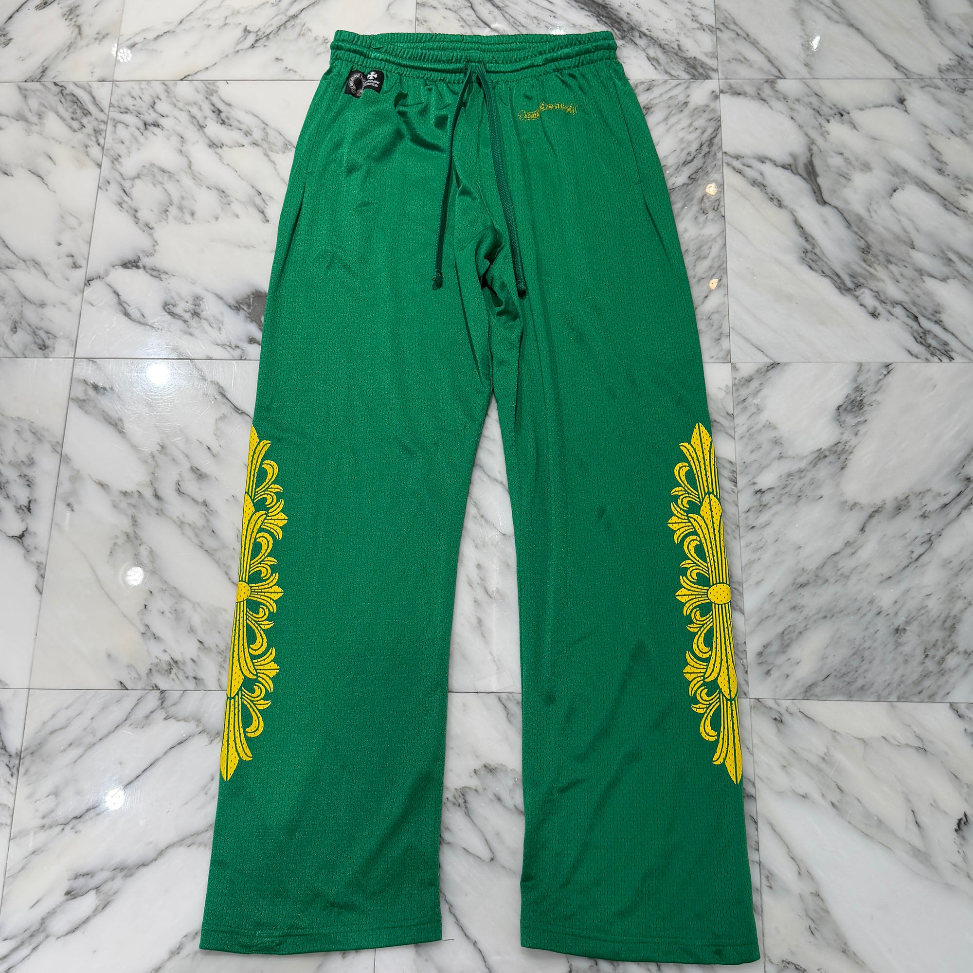CHROME HEARTS Mesh Varsity Long Pants Size L クロムハーツ メッシュ ヴァーシティー ロングパンツ サイズL