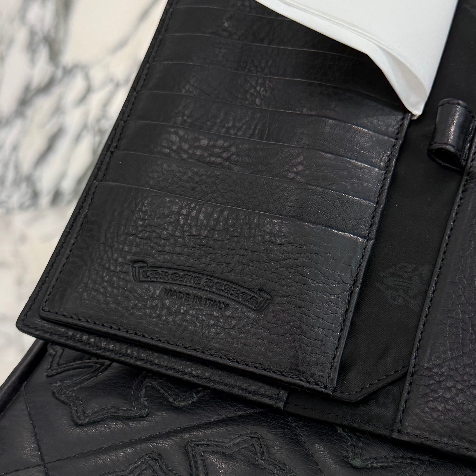 CHROME HEARTS Wave Cross Ball Wallet クロムハーツ ウェーブ クロスボール ウォレット