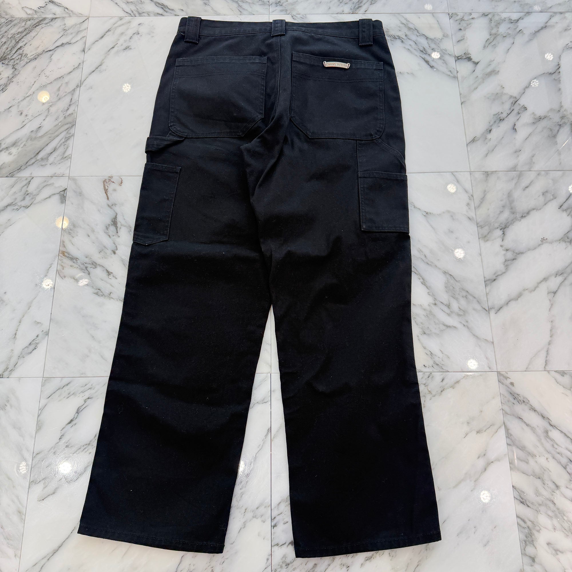 CHROME HEARTS Carpenter Cross Ball Button Denim Pants Size 34 クロムハーツ カーペンター クロスボールボタン デニムパンツ サイズ34