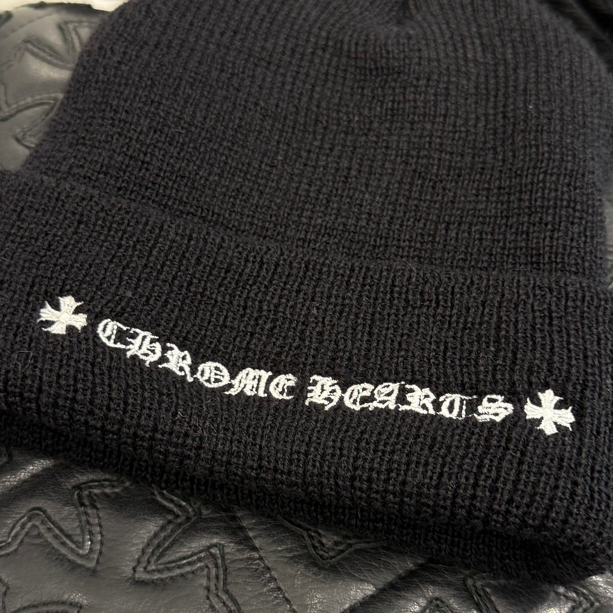 CHROME HEARTS CH Plus WOOL WATCH CAP Size ONE SIZE (23cm) クロムハーツ CHプラス ウール ウォッチキャップ ビーニー サイズONE SIZE (23cm)