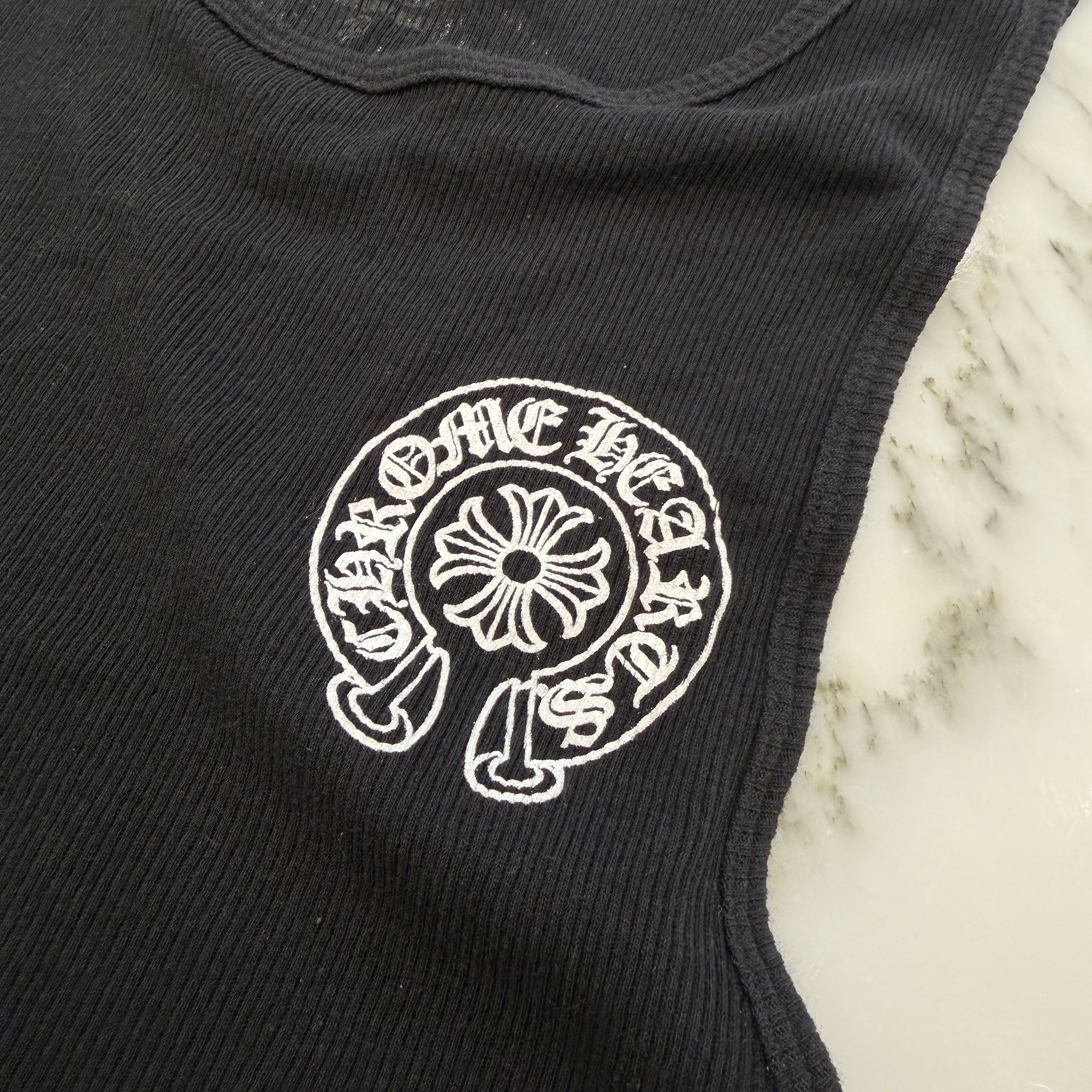CHROME HEARTS Horseshoe Logo Tank Top Size XL クロムハーツ ホースシュー ロゴ タンクトップ サイズXL