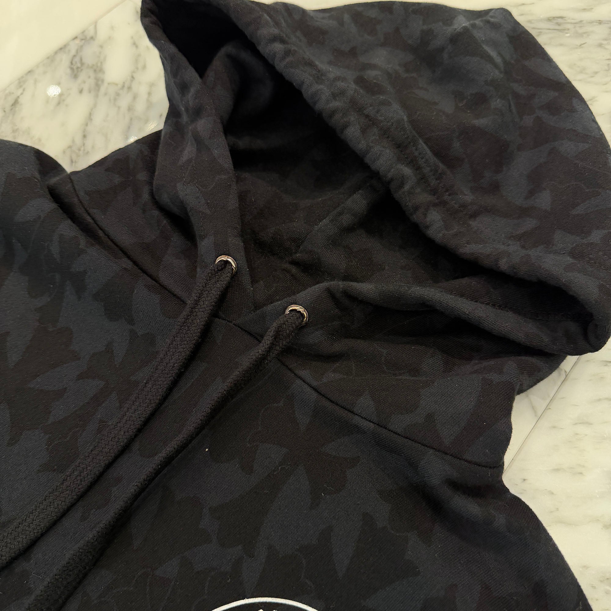 CHROME HEARTS 2024SS Graveyard Cemetery Cross Pullover Hoodie Size M クロムハーツ グレイブヤード セメタリークロス プルオーバーフーディ サイズM