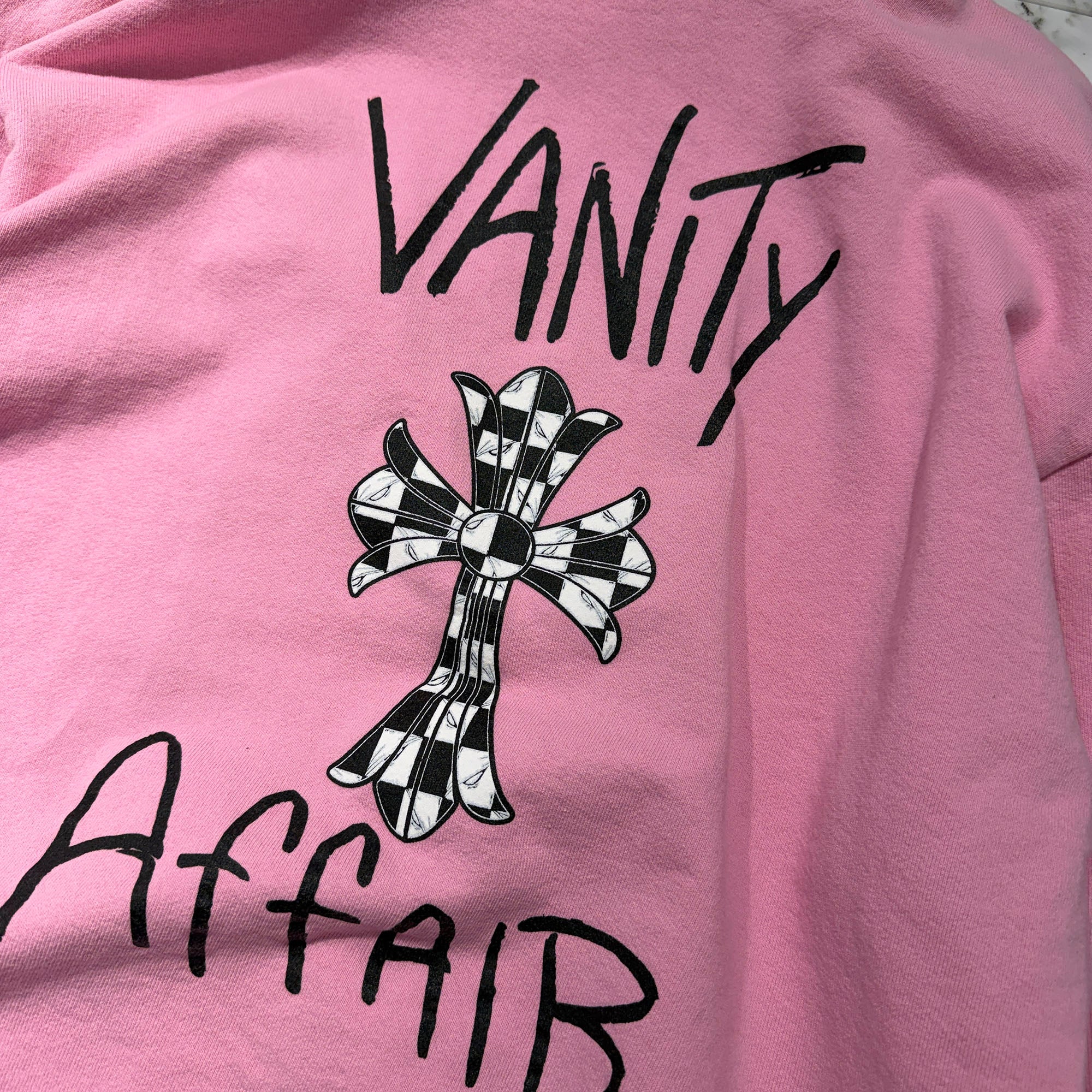 CHROME HEARTS × MATTY BOY Vanity Affair Pullover Hoodie Size XL クロムハーツ × マッティボーイ バニティ・アフェア プルオーバーフーディー サイズXL