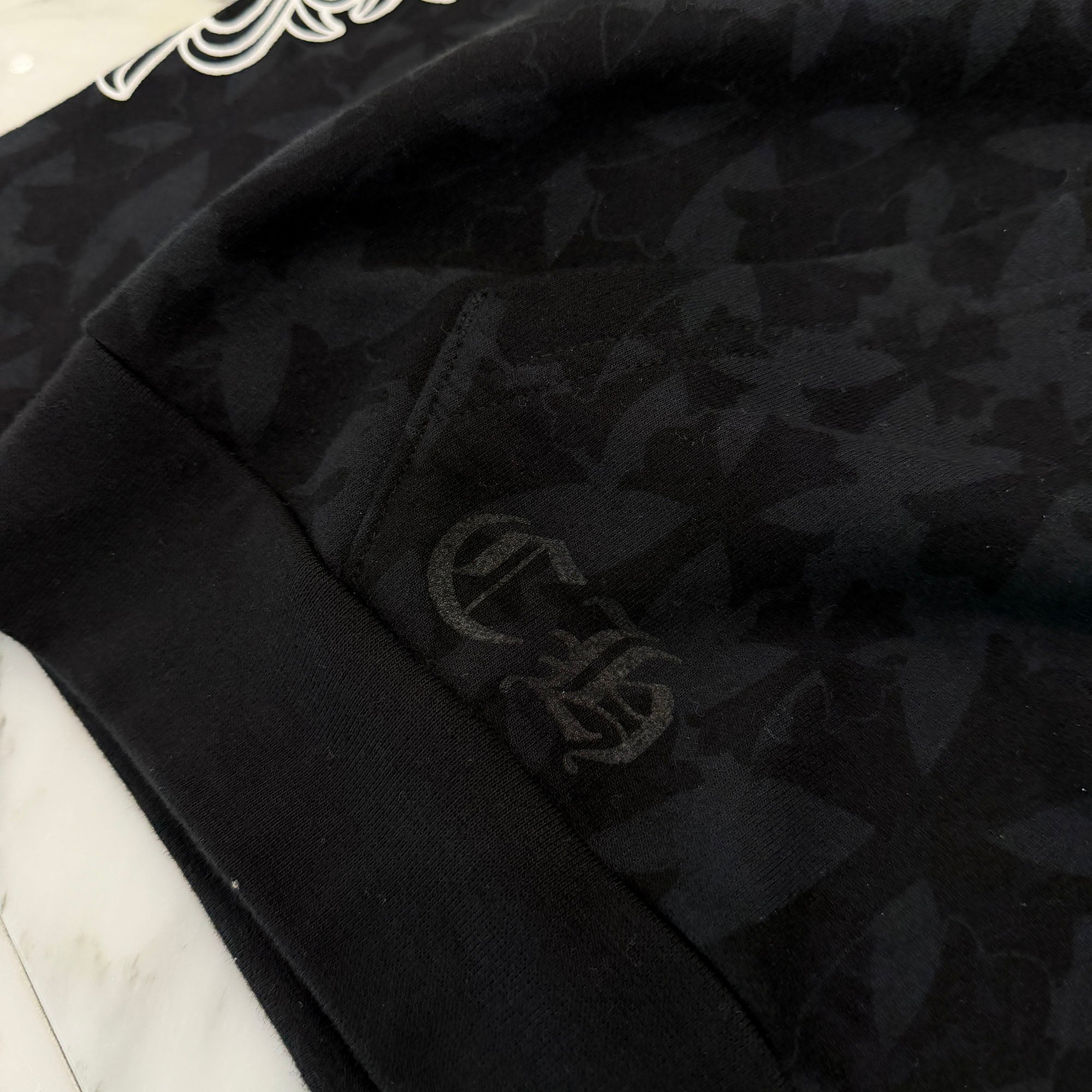 CHROME HEARTS 2024SS Graveyard Cemetery Cross Pullover Hoodie Size M クロムハーツ グレイブヤード セメタリークロス プルオーバーフーディ サイズM