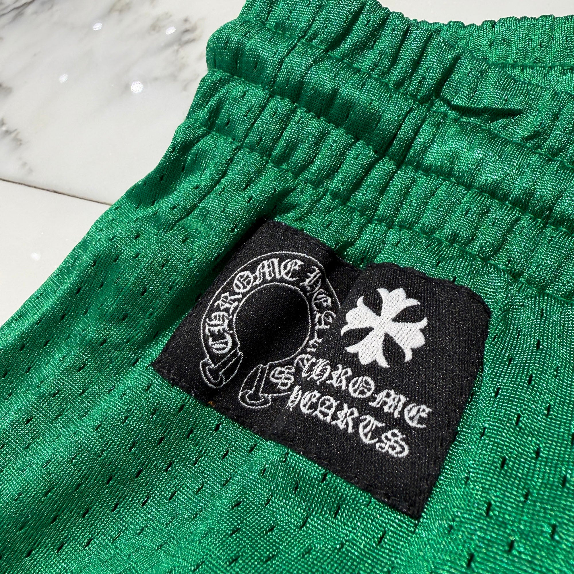 CHROME HEARTS Mesh Varsity Long Pants Size L クロムハーツ メッシュ ヴァーシティー ロングパンツ サイズL