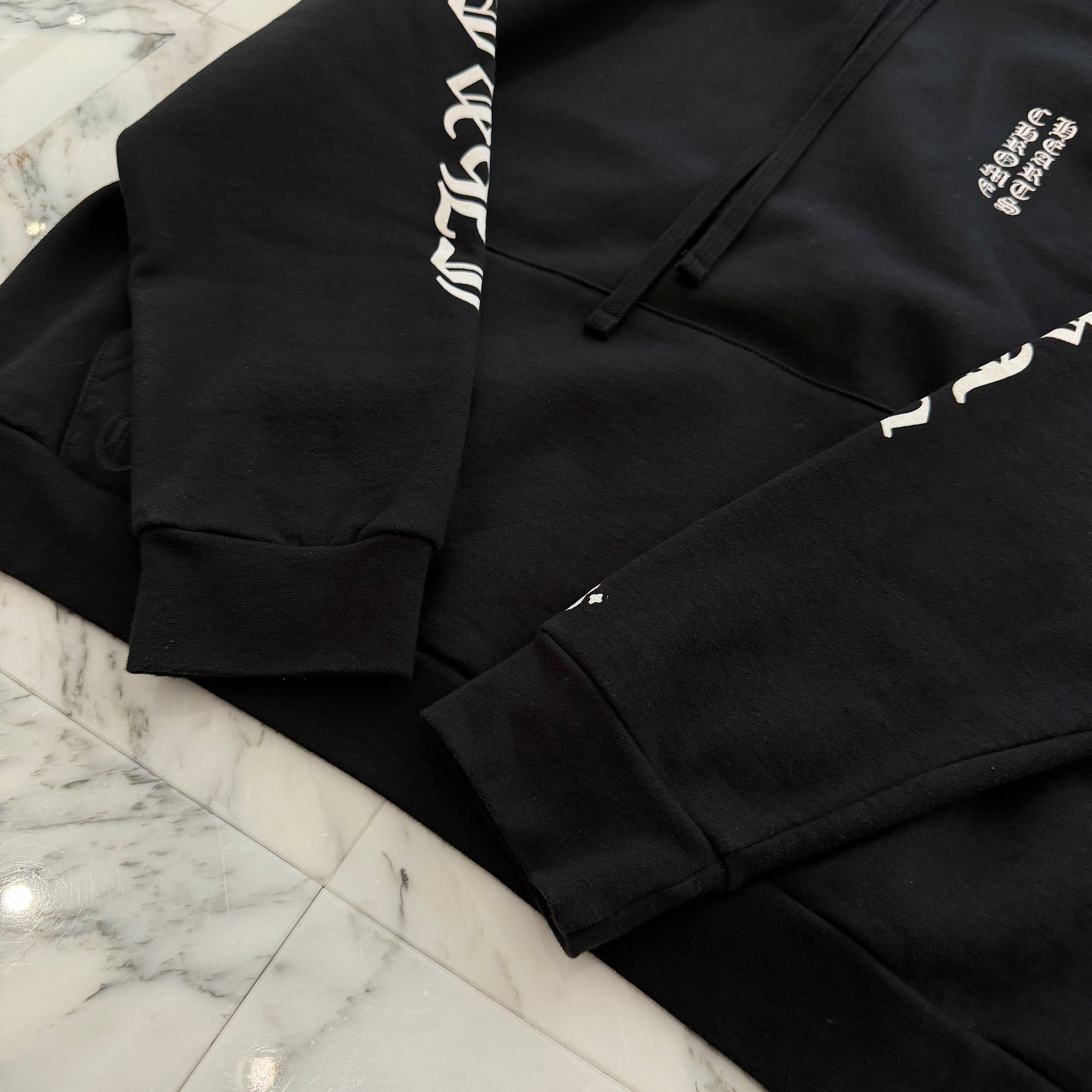 CHROME HEARTS 1988 Vertical Logo Pullover Hoodie Size XL クロムハーツ 1988 ヴァーティカルロゴ プルオーバーフーディー サイズXL
