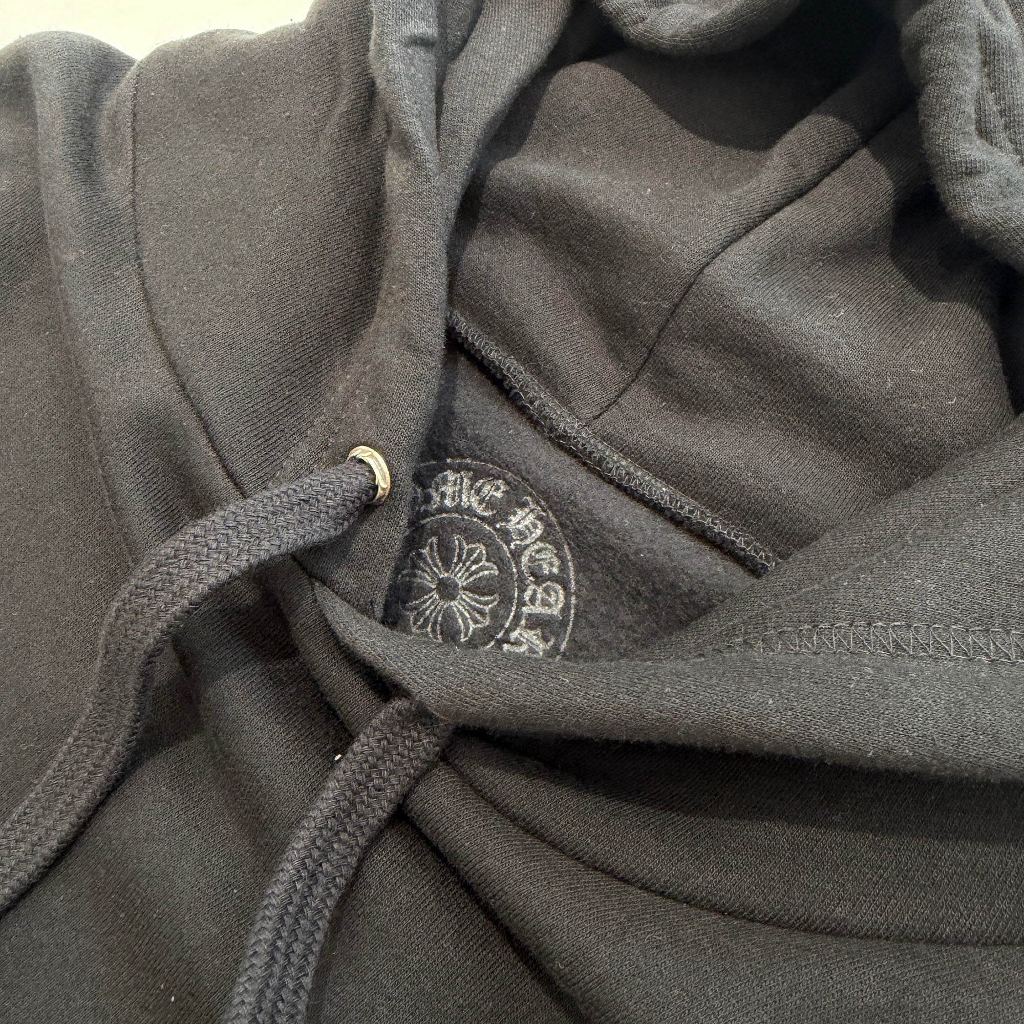 CHROME HEARTS Vertical Logo Pullover Hoodie Size XXL クロムハーツ ヴァーティカルロゴ プルオーバーフーディー サイズXXL