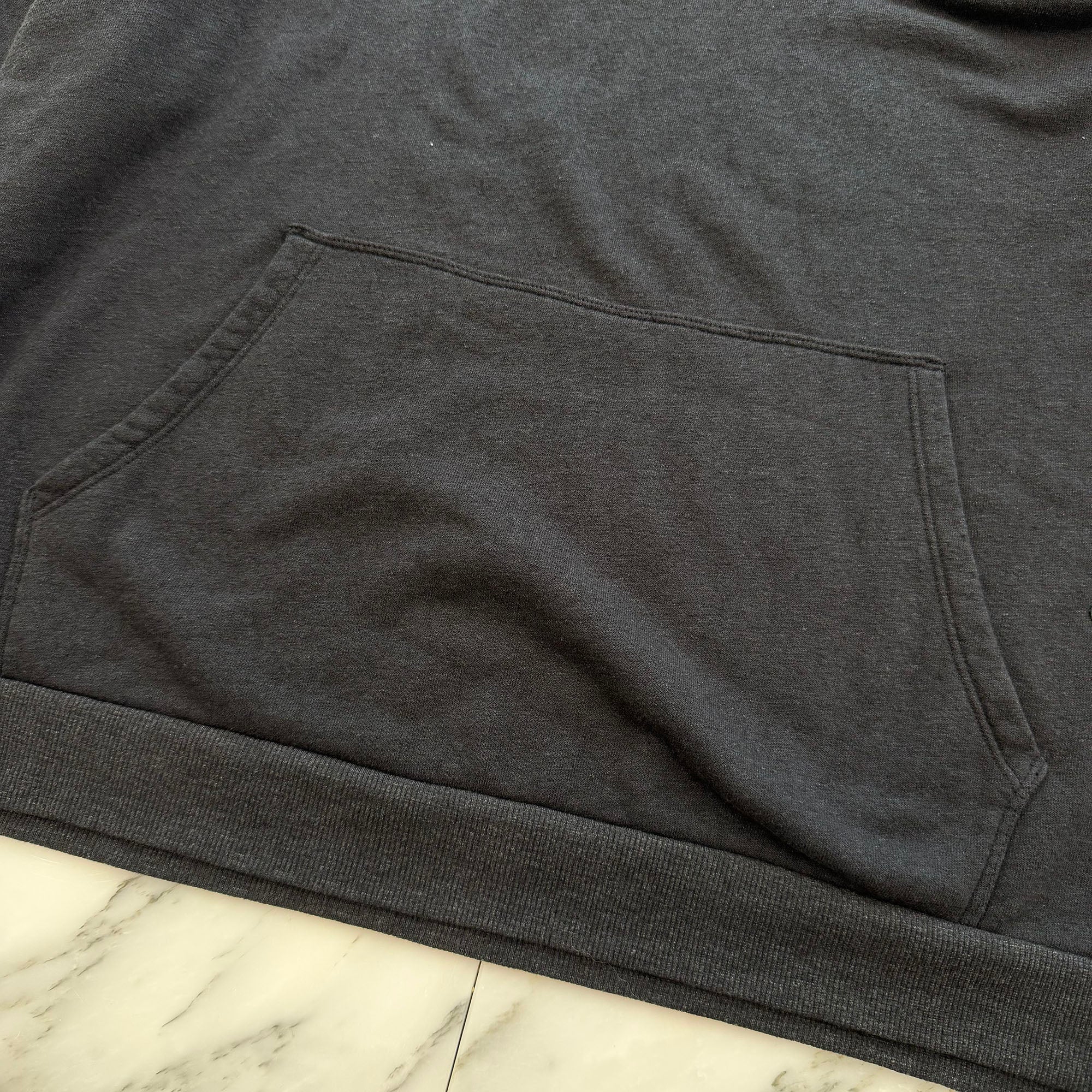 CHROME HEARTS Y NOT Cemetery Cross Leather Patch Pullover Hoodie Size XL クロムハーツ ワイノット セメタリークロスレザーパッチ プルオーバー フーディー サイズXL