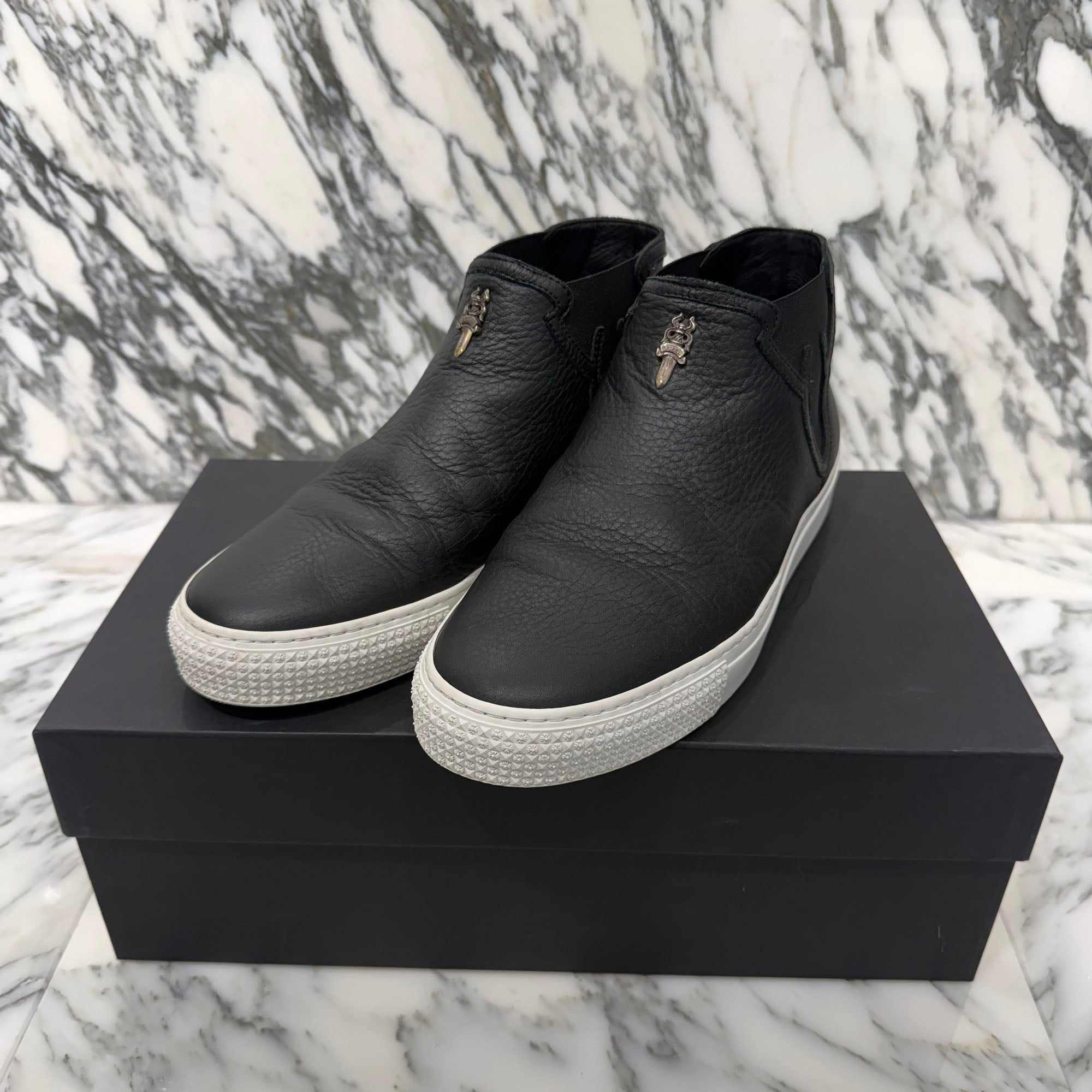 CHROME HEARTS Dagger MID TOP SNEAKER Size 39 (24.5cm～25.0cm) クロムハーツ ダガー ミッドトップ スニーカー サイズ39 (24.5cm～25.0cm)