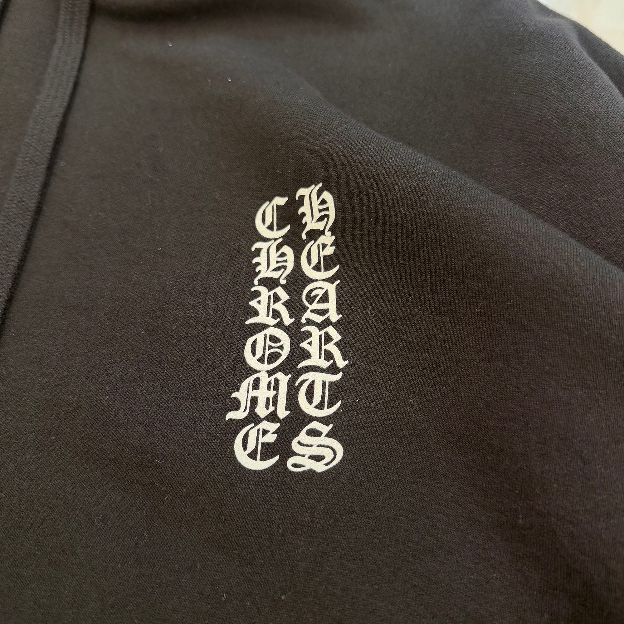 CHROME HEARTS Vertical Logo Pullover Hoodie Size XXL クロムハーツ ヴァーティカルロゴ プルオーバーフーディー サイズXXL
