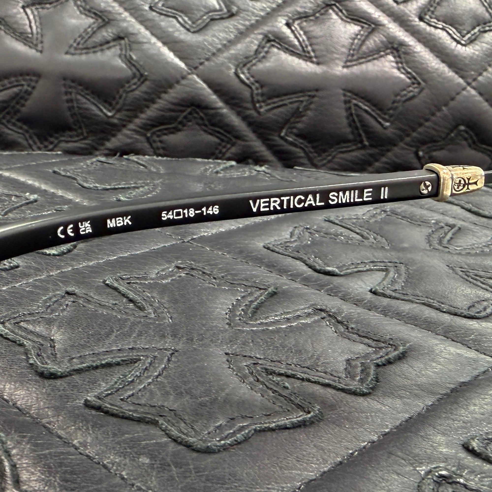 CHROME HEARTS VERTICAL SMILE II Sunglasses Size 54□18-146 クロムハーツ バーティカル・スマイル・ツー サングラス サイズ54□18-146