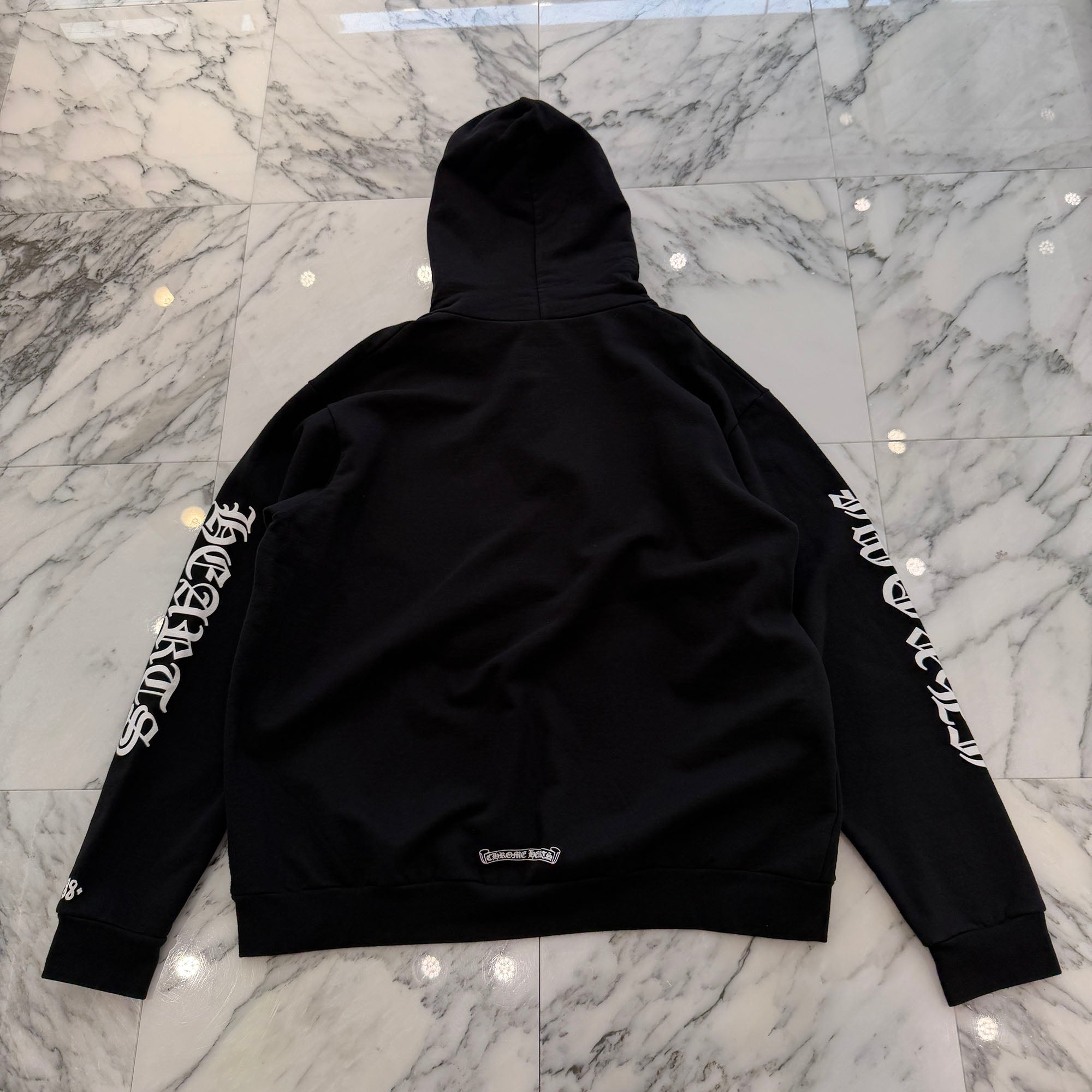 CHROME HEARTS 1988 Vertical Logo Pullover Hoodie Size XL クロムハーツ 1988 ヴァーティカルロゴ プルオーバーフーディー サイズXL