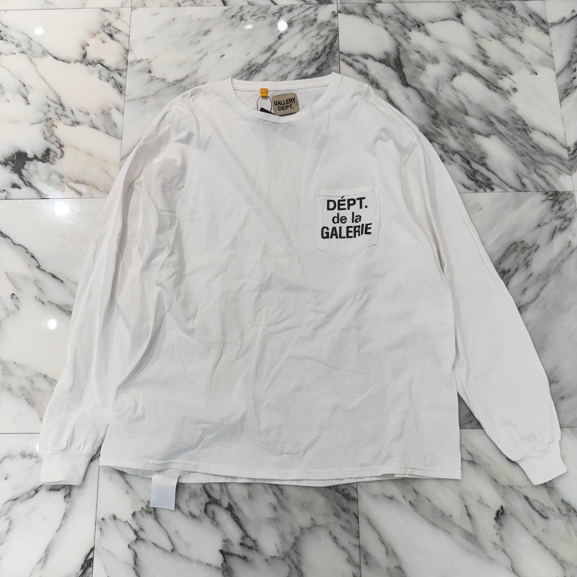 GALLERY DEPT. 2021SS French Logo Pocket Long Sleeve T-Shirt Size S ギャラリーデプト フレンチロゴポケットロングスリーブTシャツ サイズS