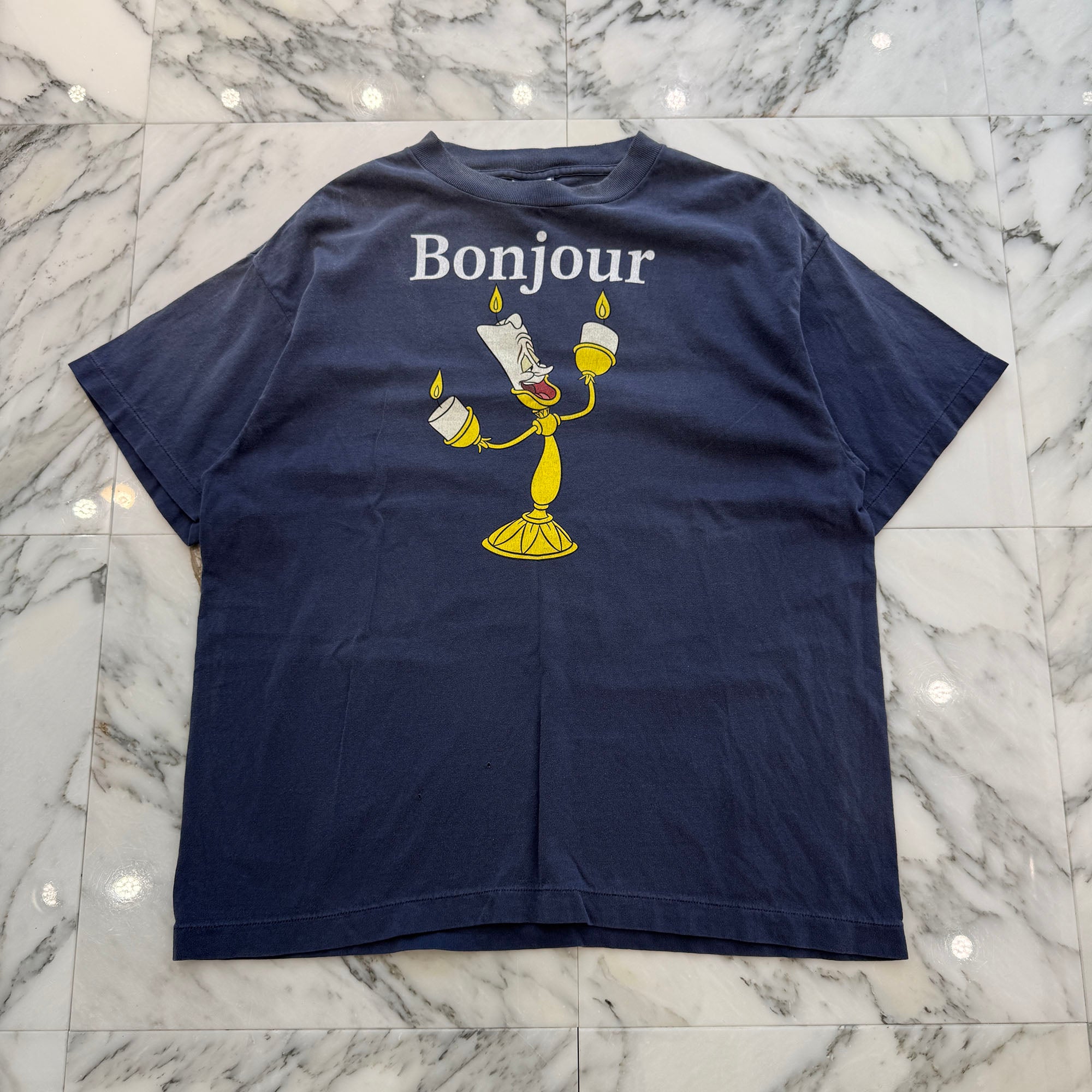 SAINT Mxxxxxx × Disney 2025SS BONJOUR DSN S/S Tee SM-HR1-0000-C87 Size L セントマイケル×ディズニー ボンジュール DSN ショートスリーブ Tシャツ サイズL