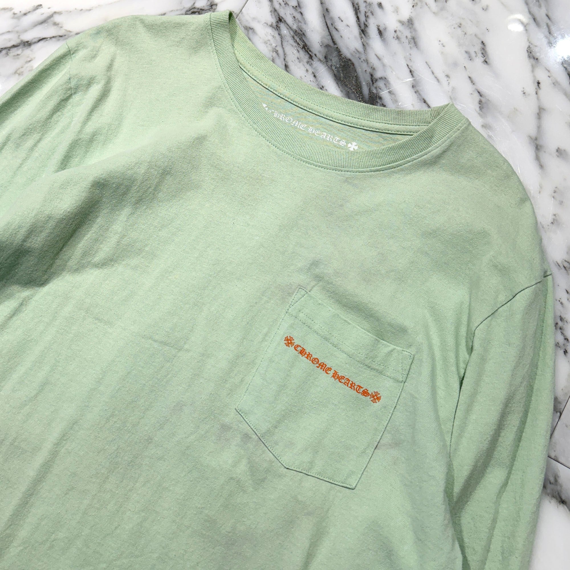 CHROME HEARTS × MATTY BOY 2019SS PPO SEAFORM GRN Long Sleeve Tee Size L クロムハーツ × マッティボーイ PPO シーフォーム グリーン ロングスリーブTシャツ サイズL