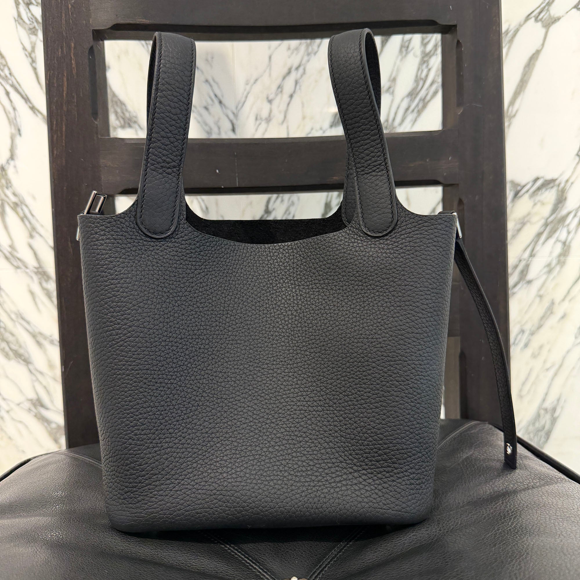 HERMES Picotin Lock PM "NOIR" K刻印 エルメス ピコタンロック MM "ノワール" K刻印