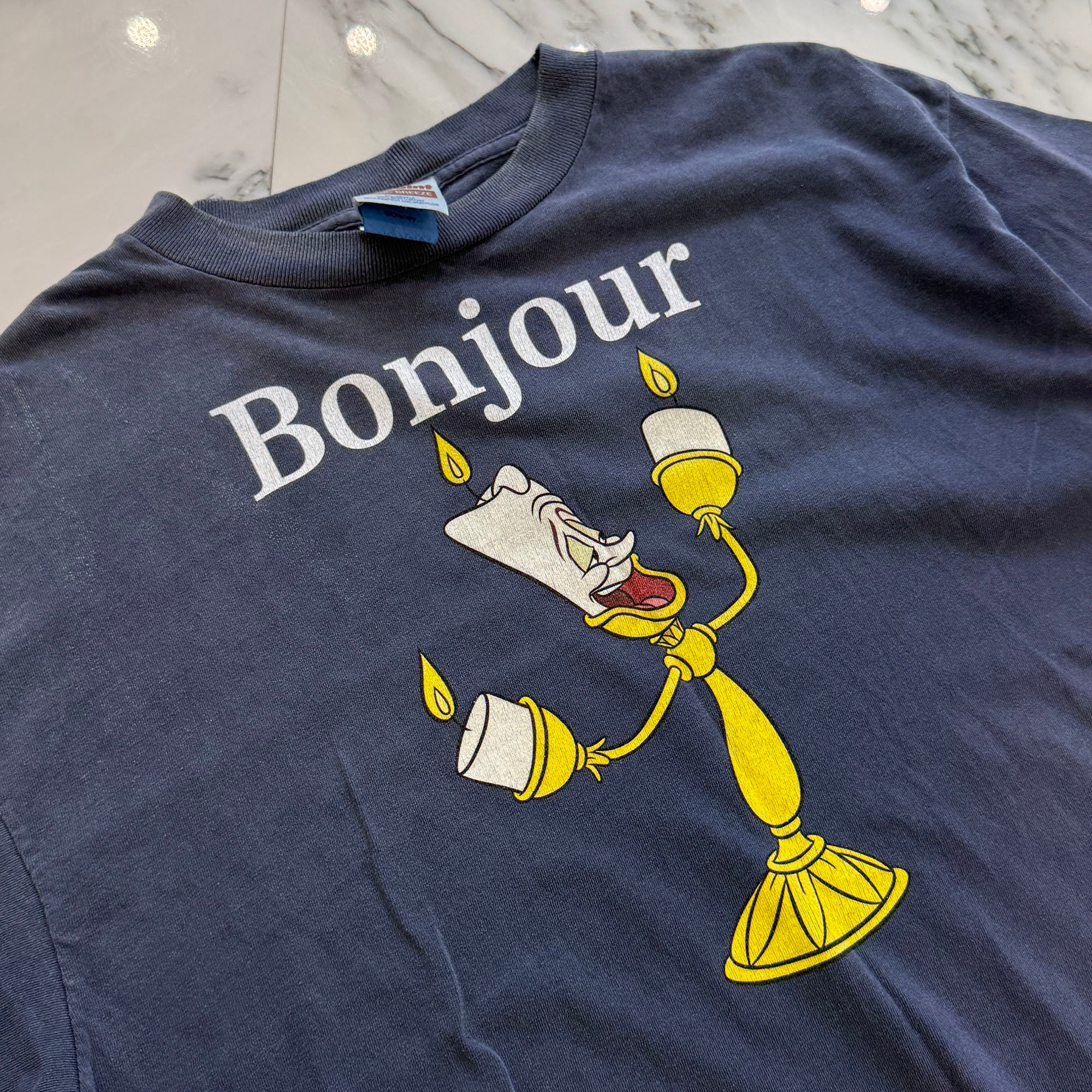 SAINT Mxxxxxx × Disney 2025SS BONJOUR DSN S/S Tee SM-HR1-0000-C87 Size L セントマイケル×ディズニー ボンジュール DSN ショートスリーブ Tシャツ サイズL