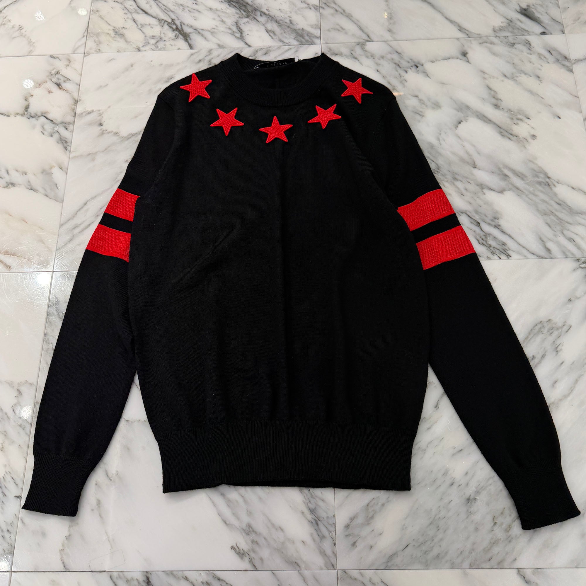 GIVENCHY 2015AW Star Patch Wool Knit Sweater 15F 7506 503 ジバンシー スターパッチ ウール ニット セーター